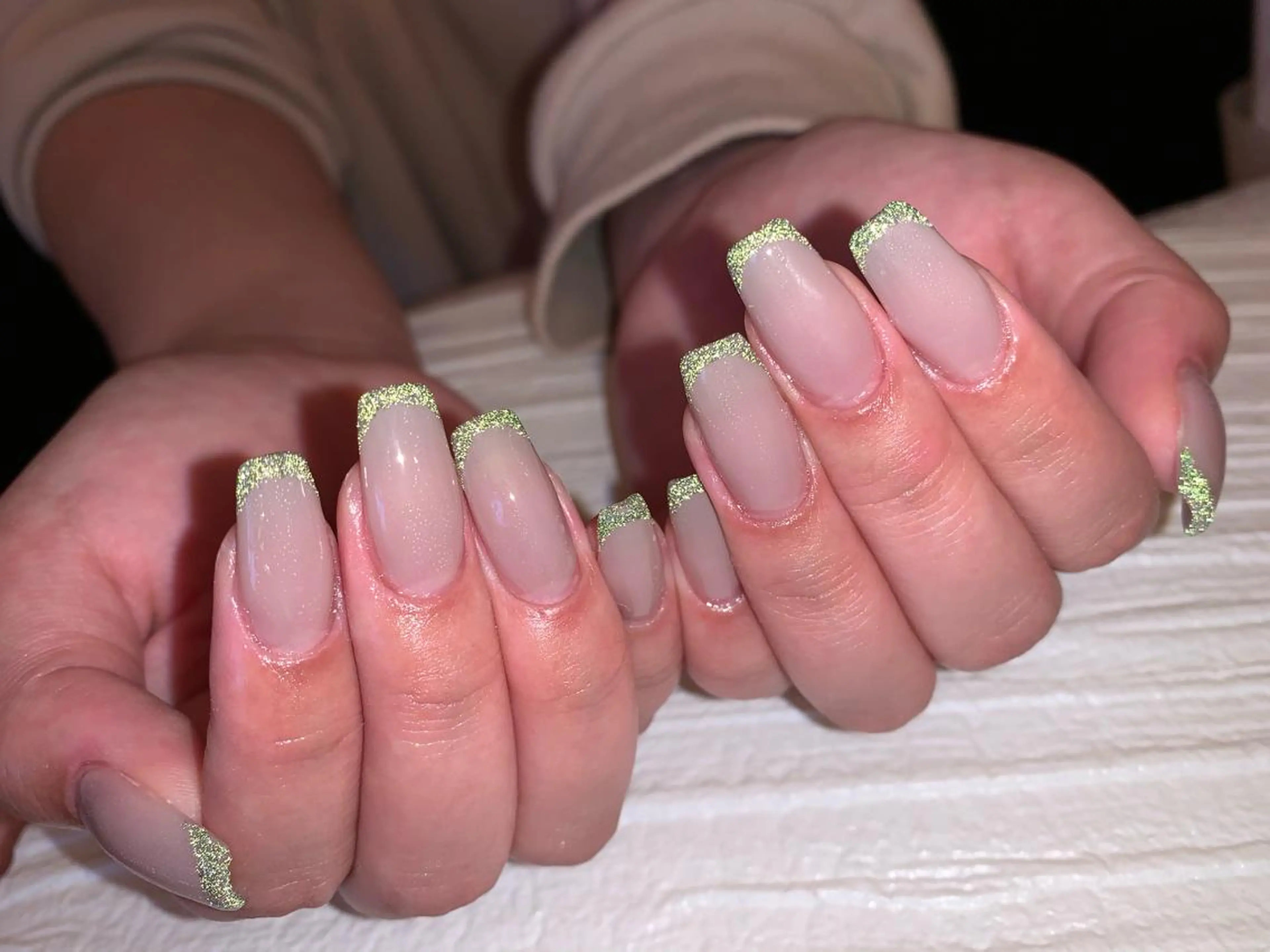 ネイル フラッシュネイル フレンチネイル Nail &Beauty Salon ☆Kirari☆所属・ビューティサロン ☆Kirari☆のネイルデザイン