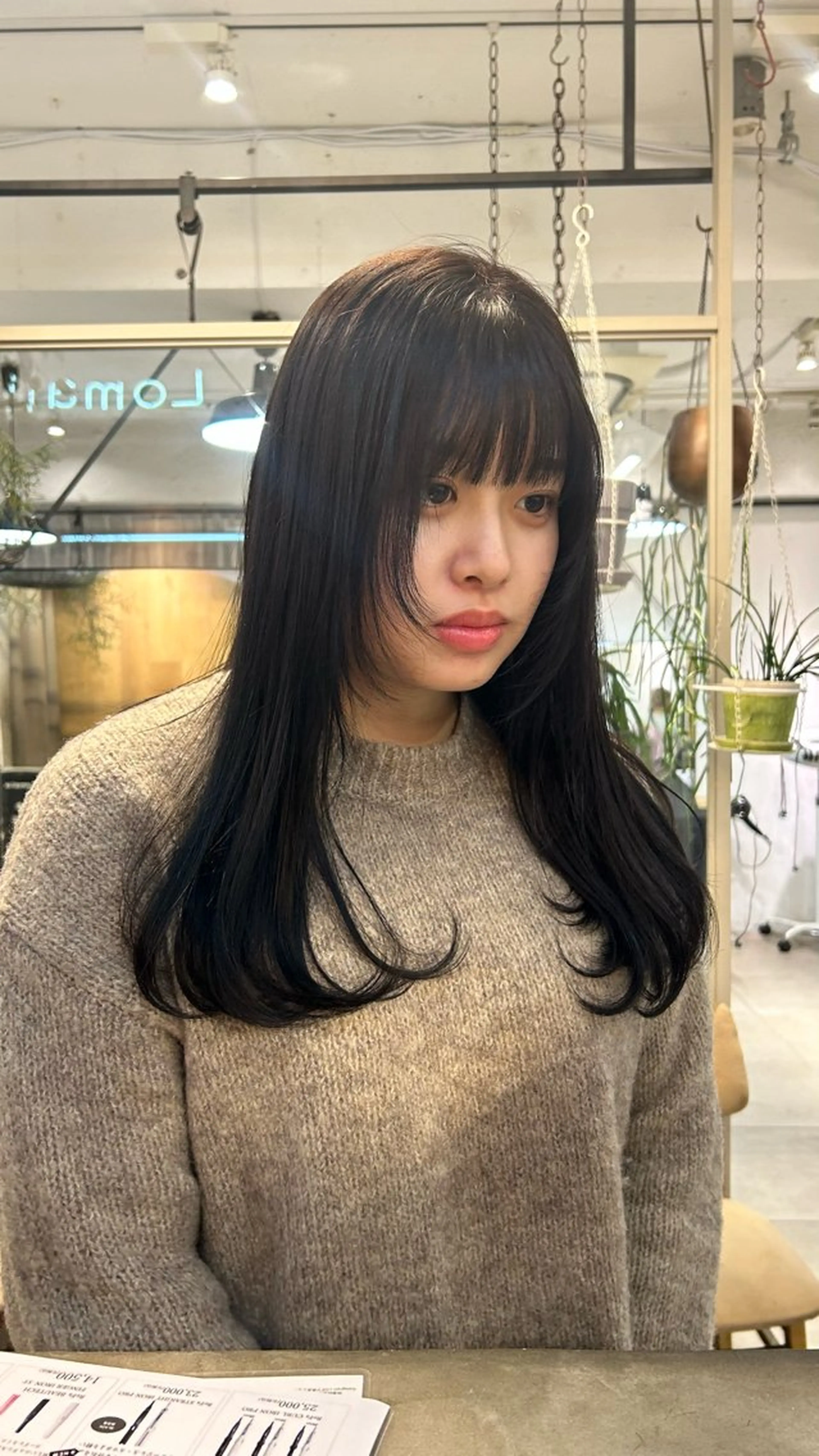 ロング 縮毛矯正 縮毛矯正 トリートメント じゅわっと暖色カラー 🍊Moemiのヘアスタイル