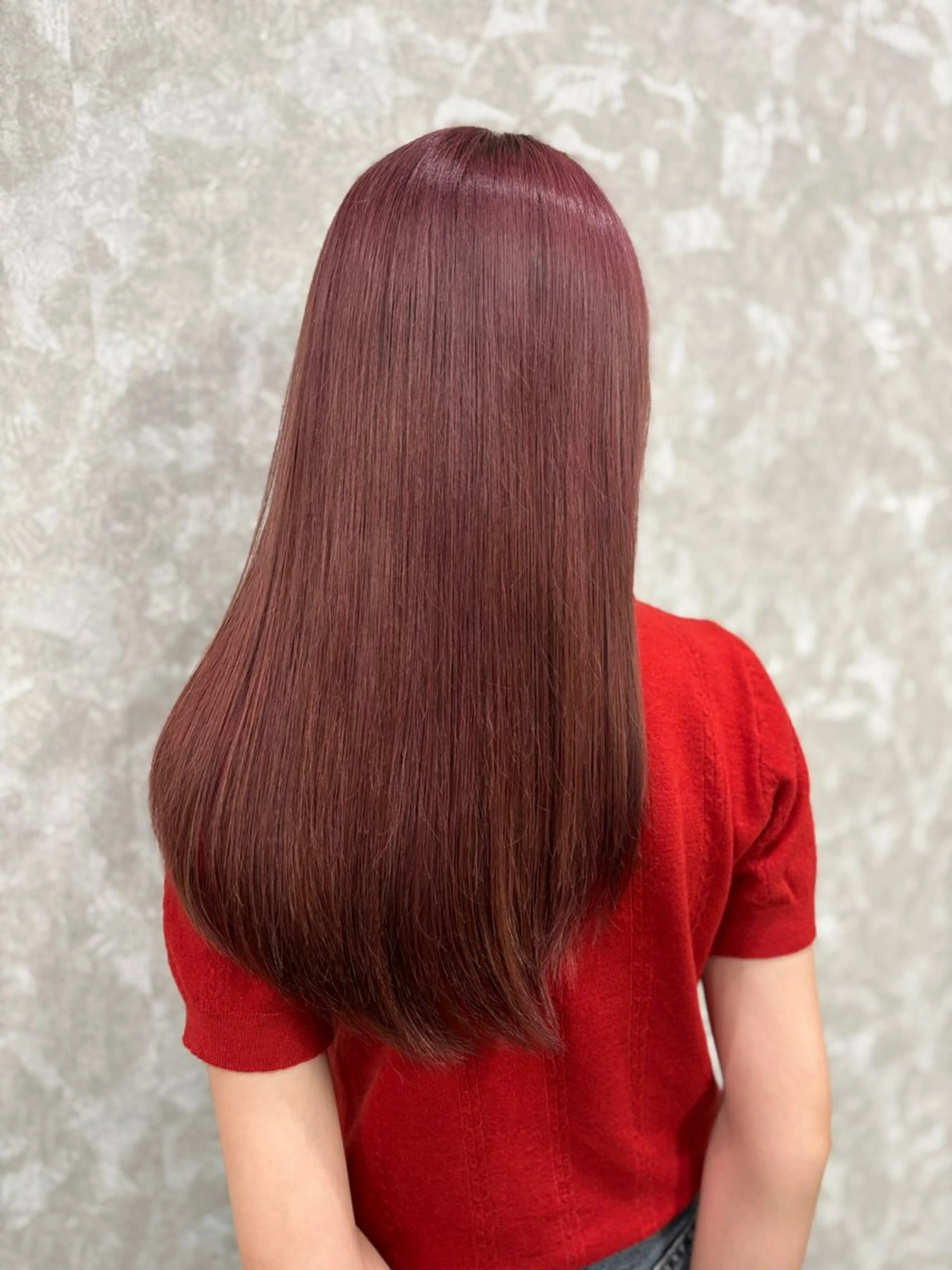 ロング カラー ヘアカラー トリートメント GO GOOD.髪質 改善艶カラー小宮拓海のヘアスタイル