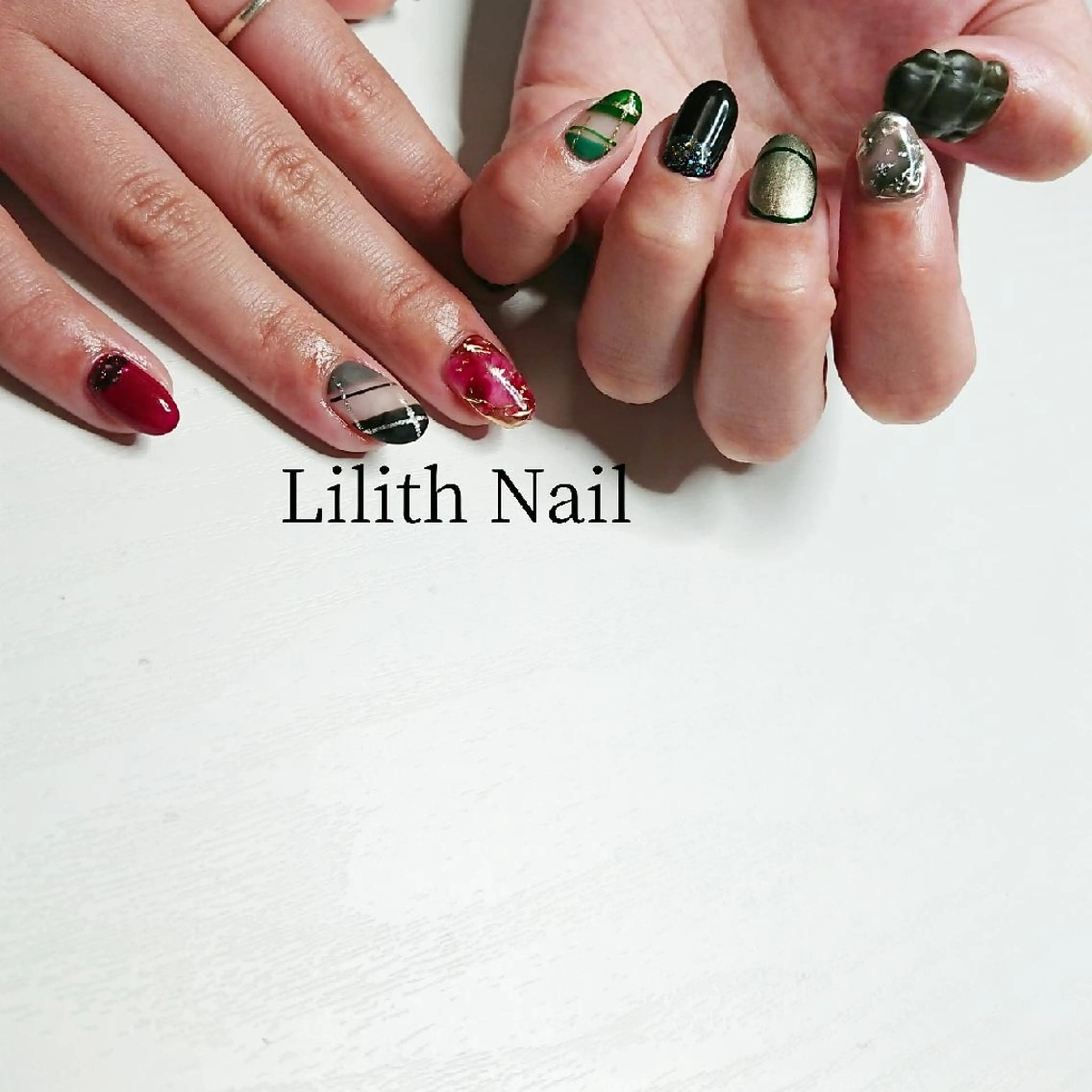 ネイル ニュアンスネイル ハンドネイル Lilith Nailのネイルデザイン