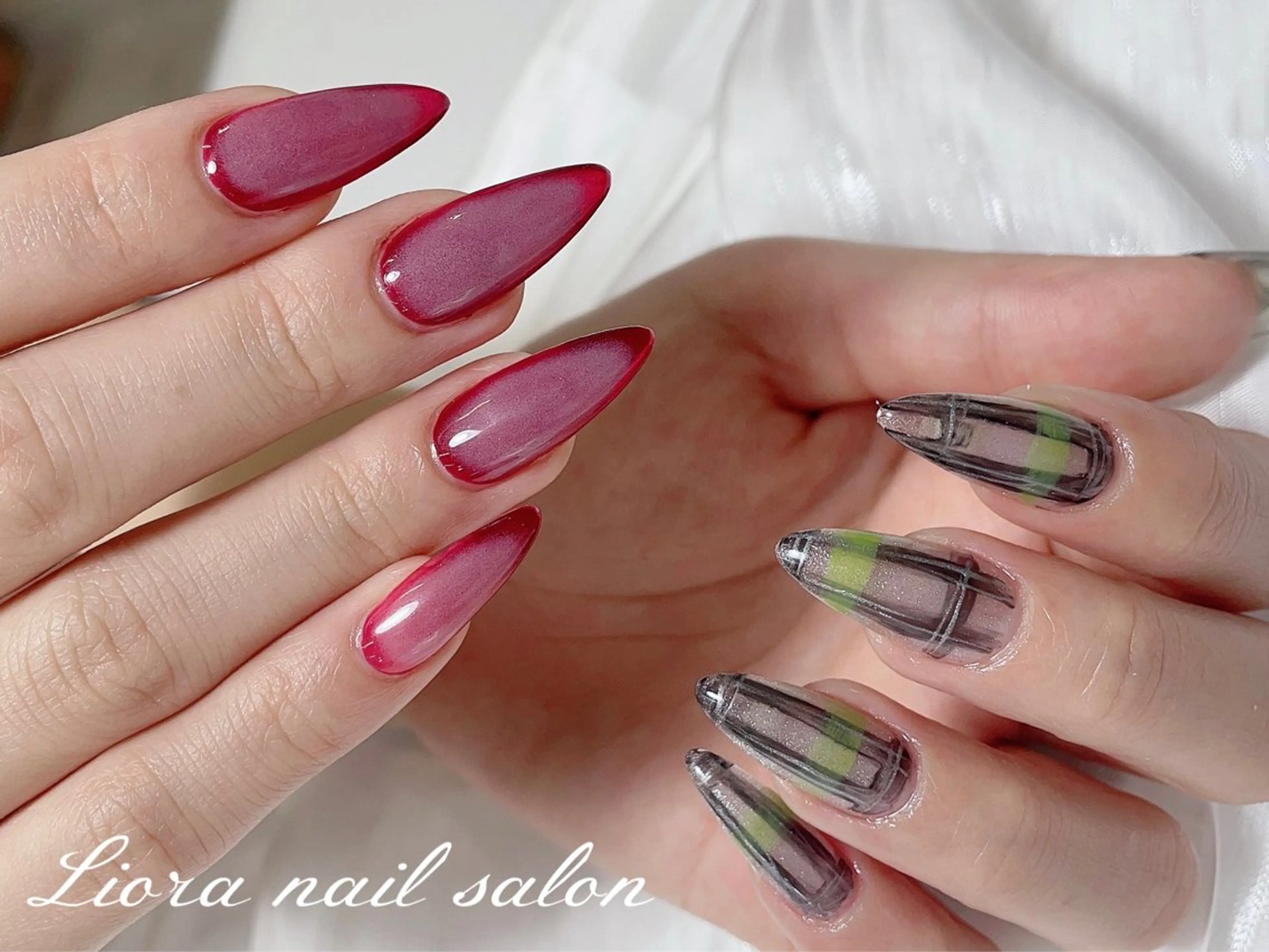 ネイル チークネイル フットネイル フレンチネイル ジェルネイル ガーリー ハンドネイル Liora nail スカルプ専門店のネイルデザイン