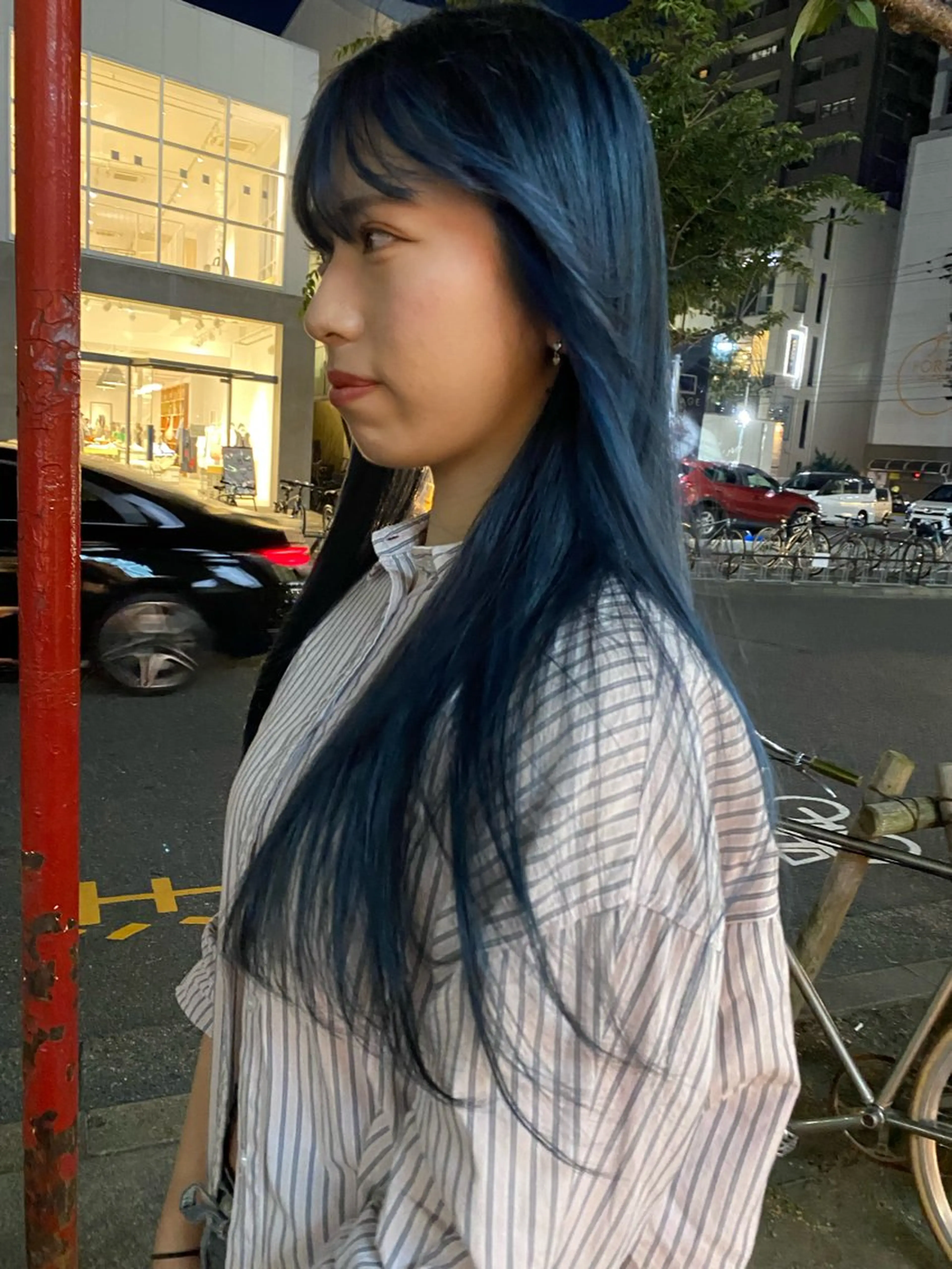 ロング ヘアカラー ヒラカホ/ ブリーチ/似合わせのヘアスタイル