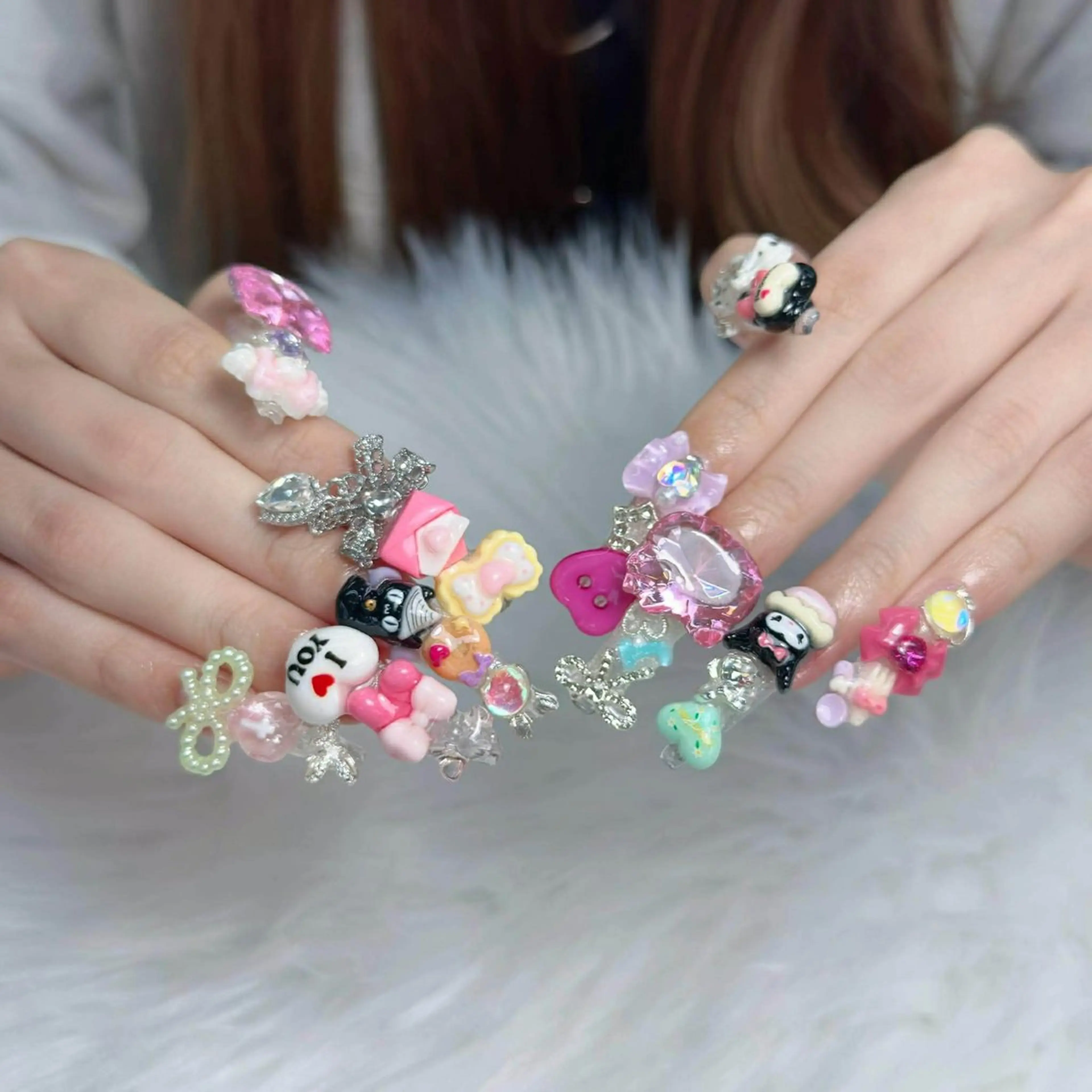 ネイル アートネイル オーロラネイル ブラウン ジェルネイル グラデーション ハンドネイル ハンドケア Nova Nailのネイルデザイン