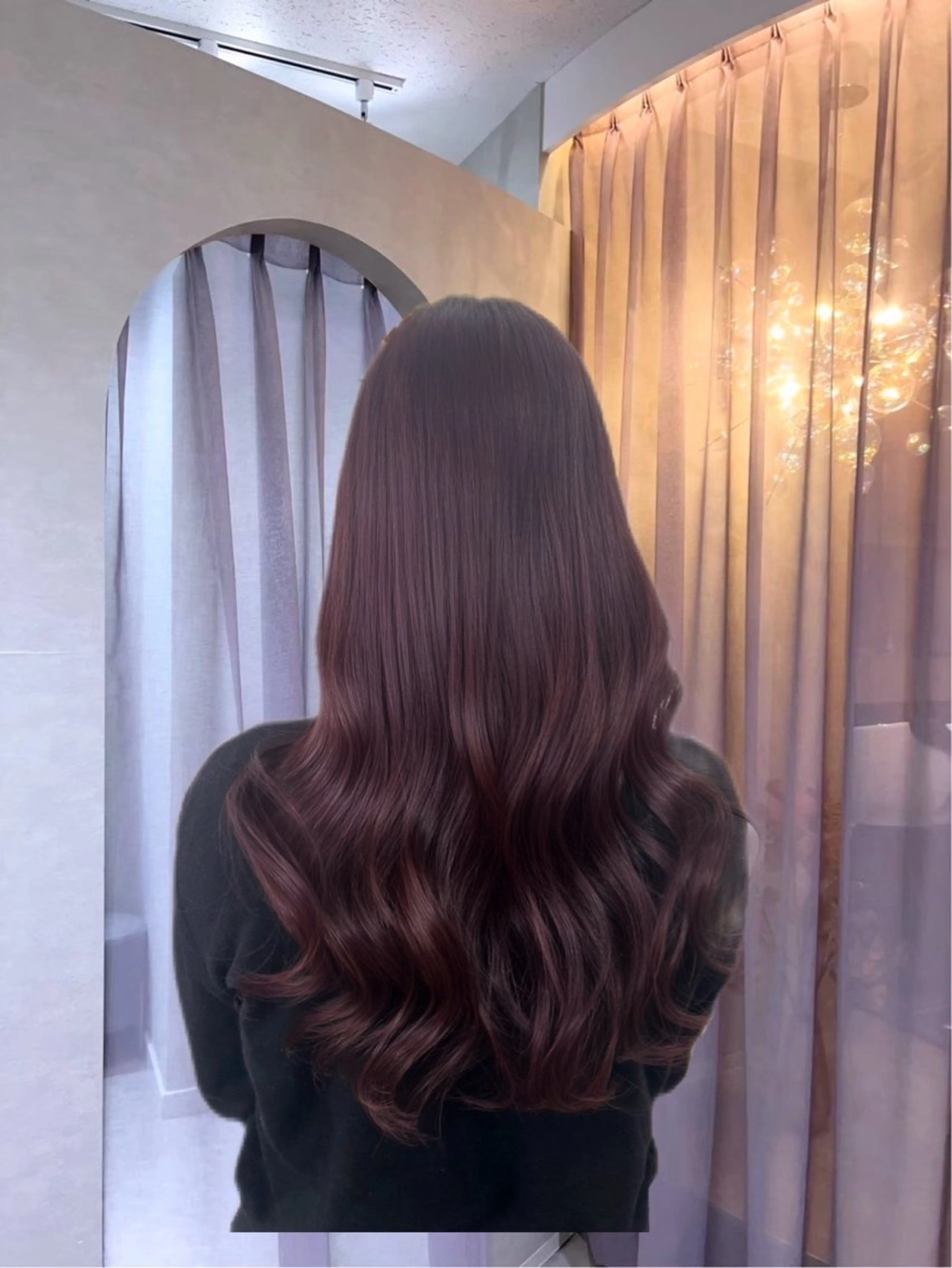 ロング カット ヘアカラー 斉藤 結のヘアスタイル