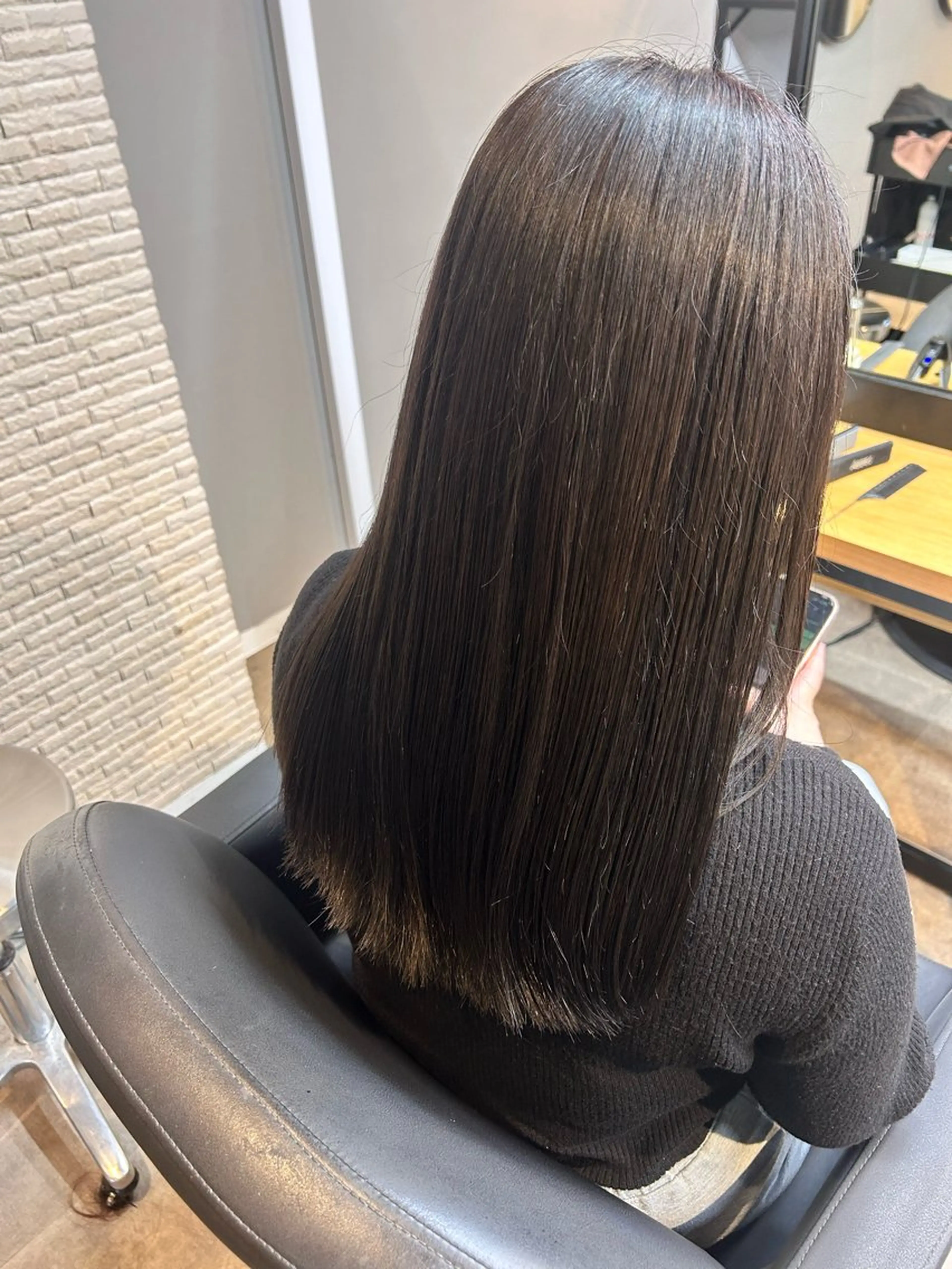 セミロング カラー ブラウンカラー カット ヘアカラー Ryusei .のヘアスタイル