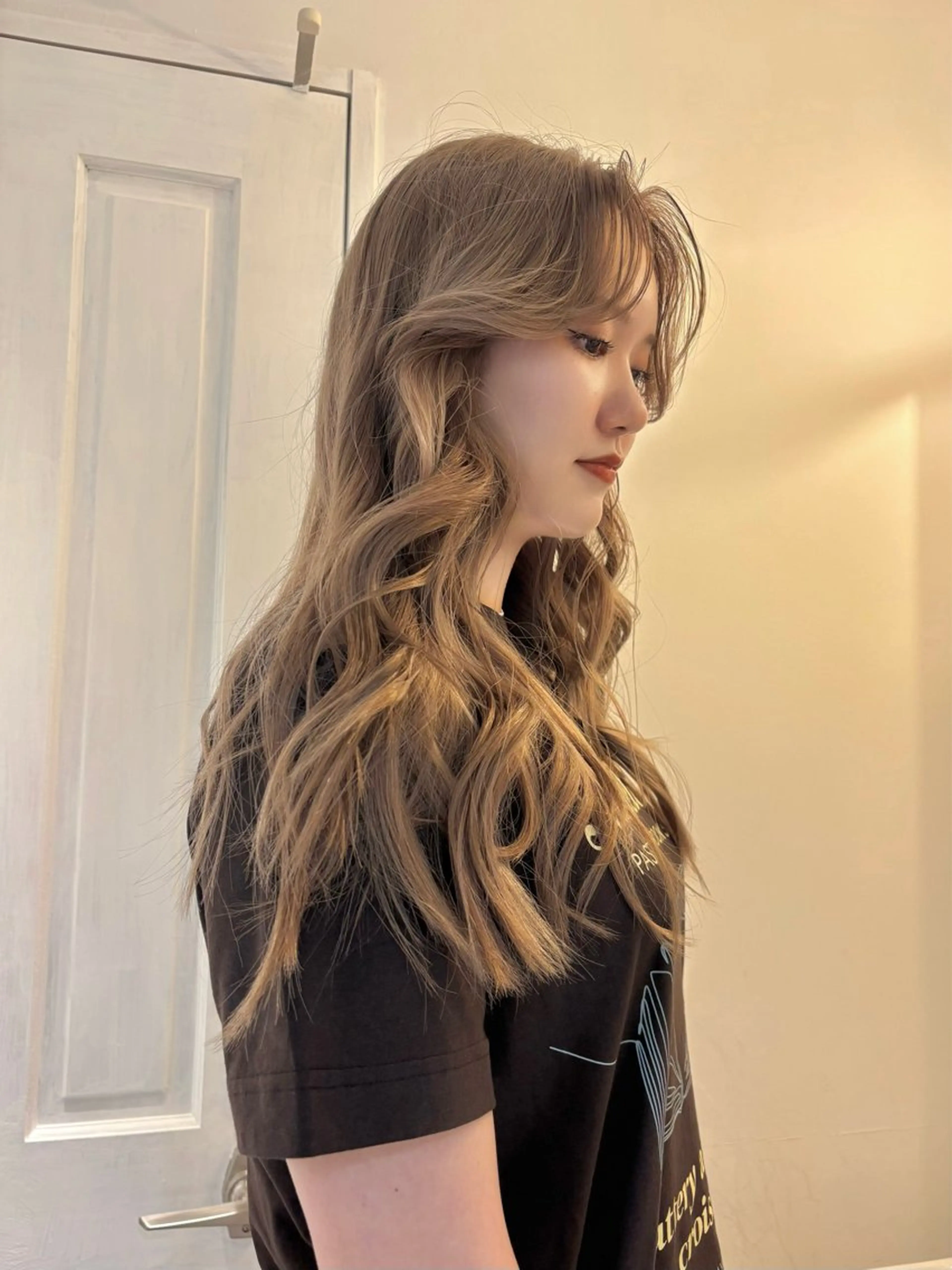 ロング ヘアカラー トリートメント Fev YUZUのヘアスタイル