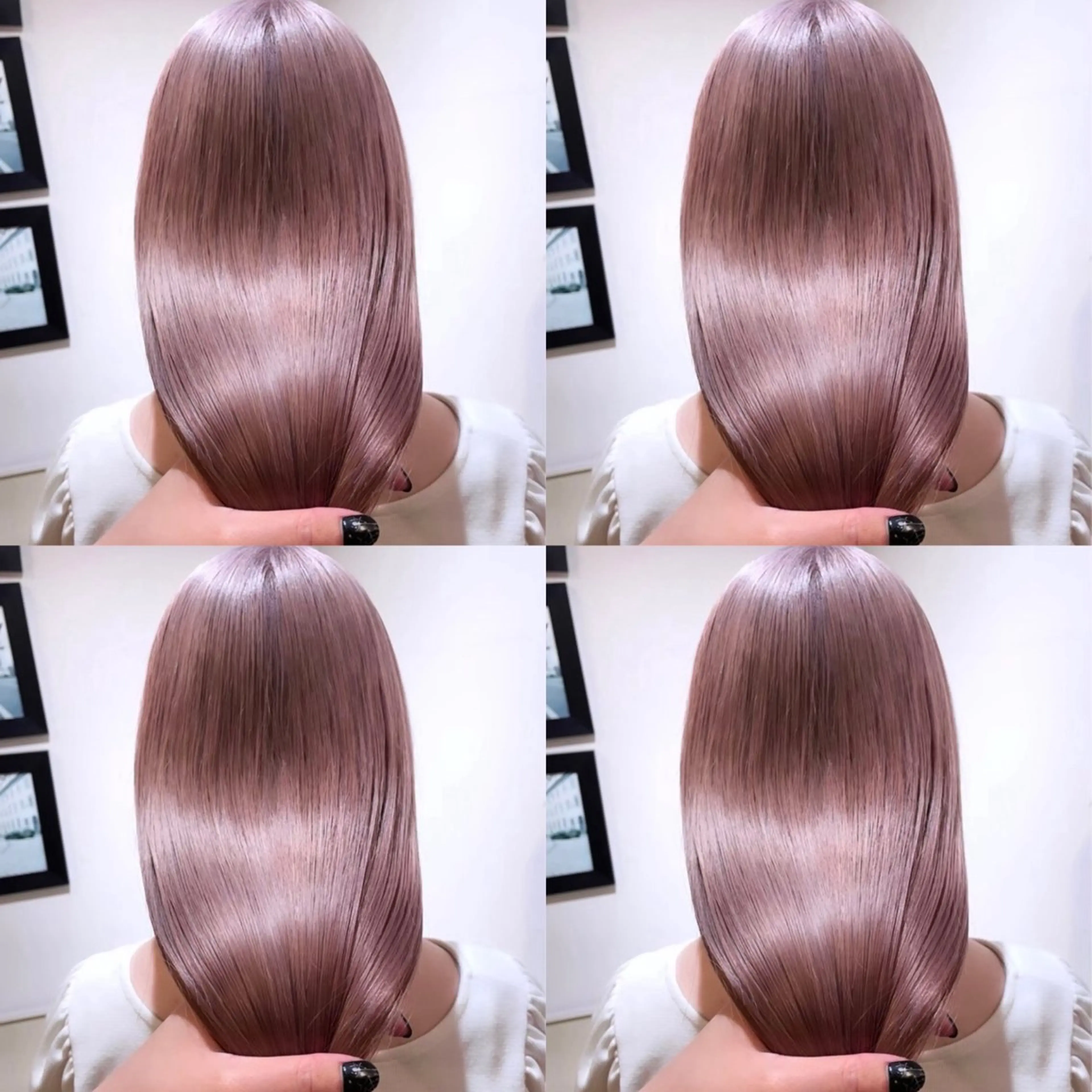 ロング カラー ヘアカラー トリートメント 🦋REISA🦋 エクステ×ハイトーンのヘアスタイル