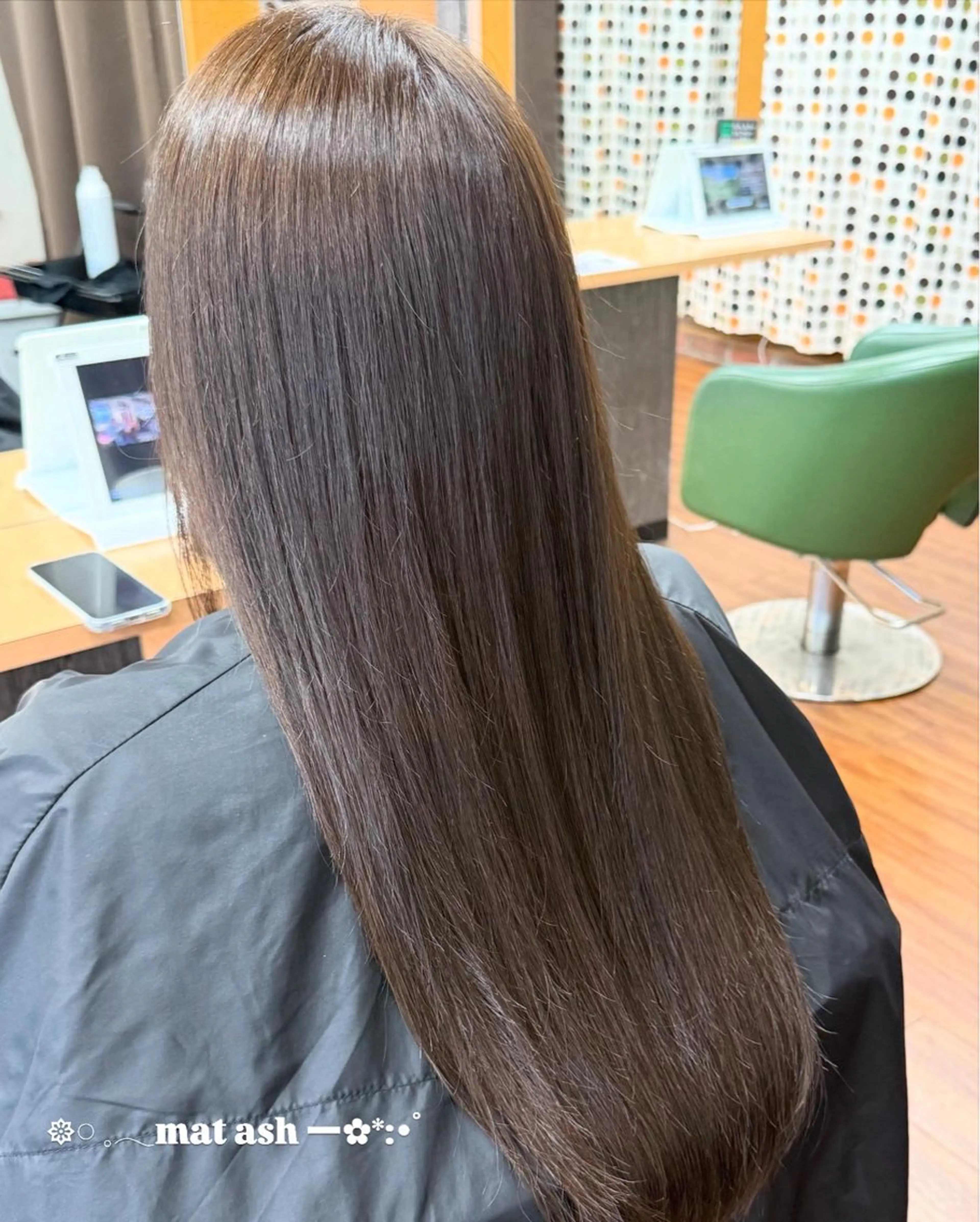 ロング カラー アッシュ 髪質改善カラー/ KONATSUのヘアスタイル