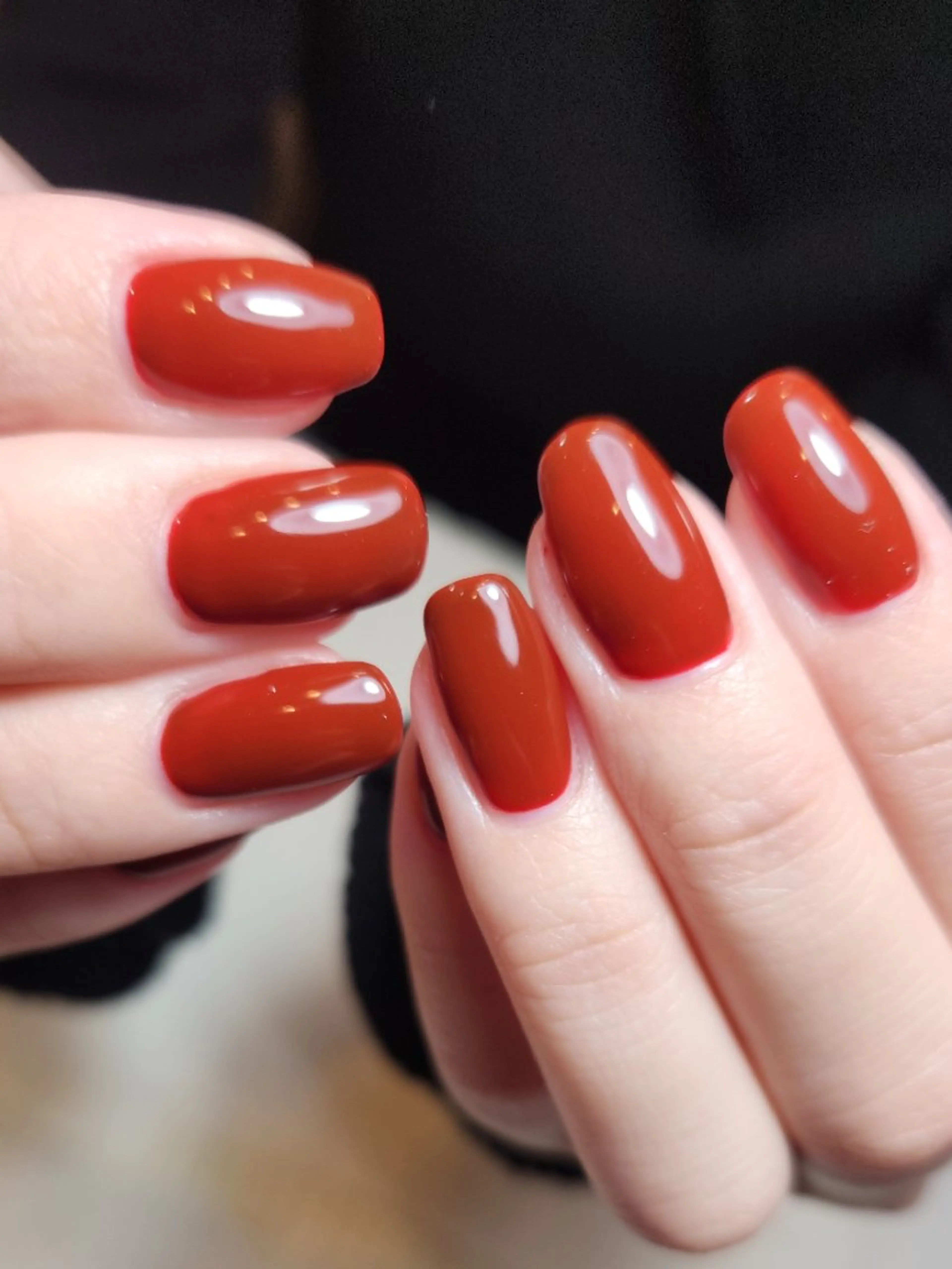 ネイル ボルドー ワンカラーネイル ハンドネイル NailSalon  N.中目黒のネイルデザイン