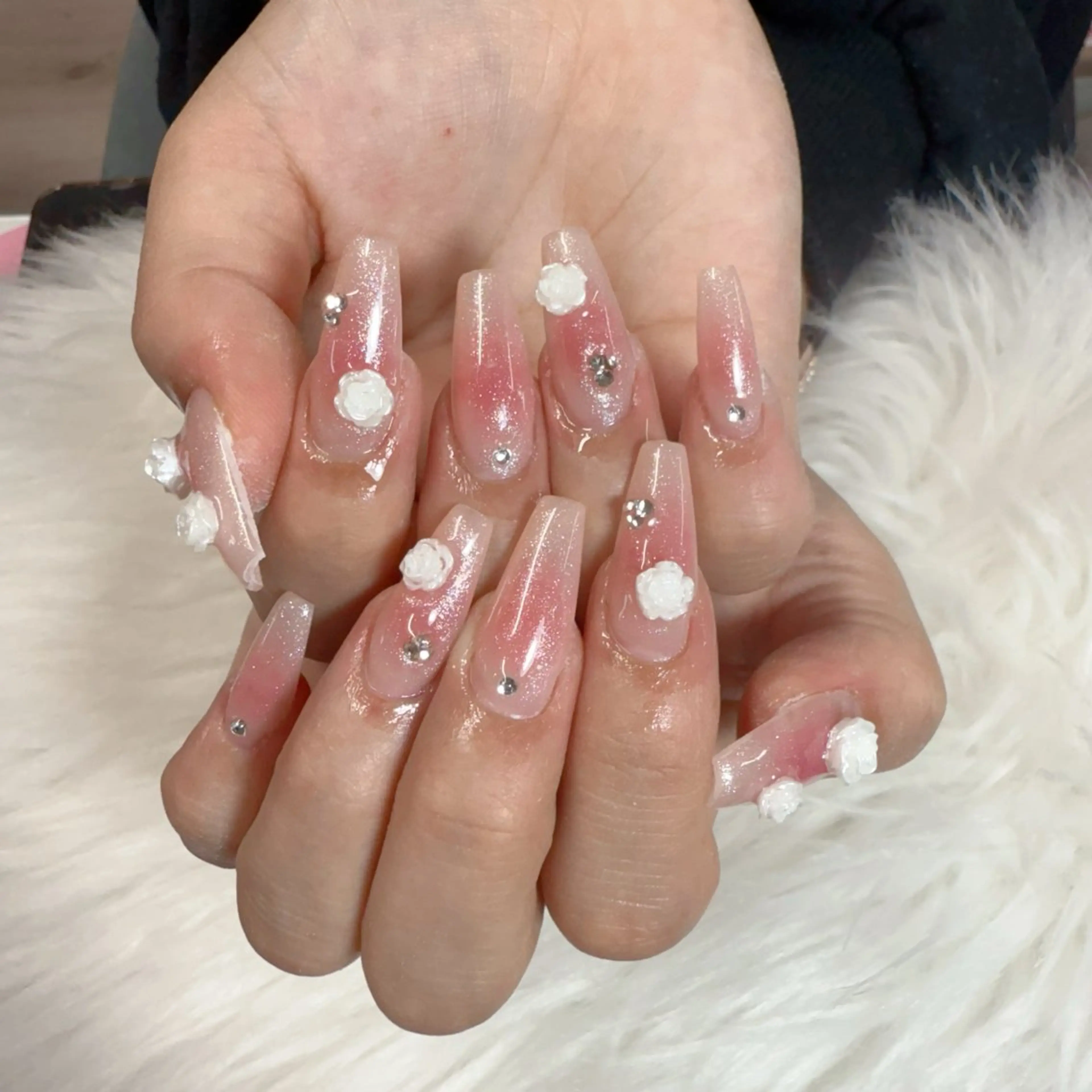 ネイル ハンドネイル 🎀nana🫧 ワンホンネイル🎀のネイルデザイン