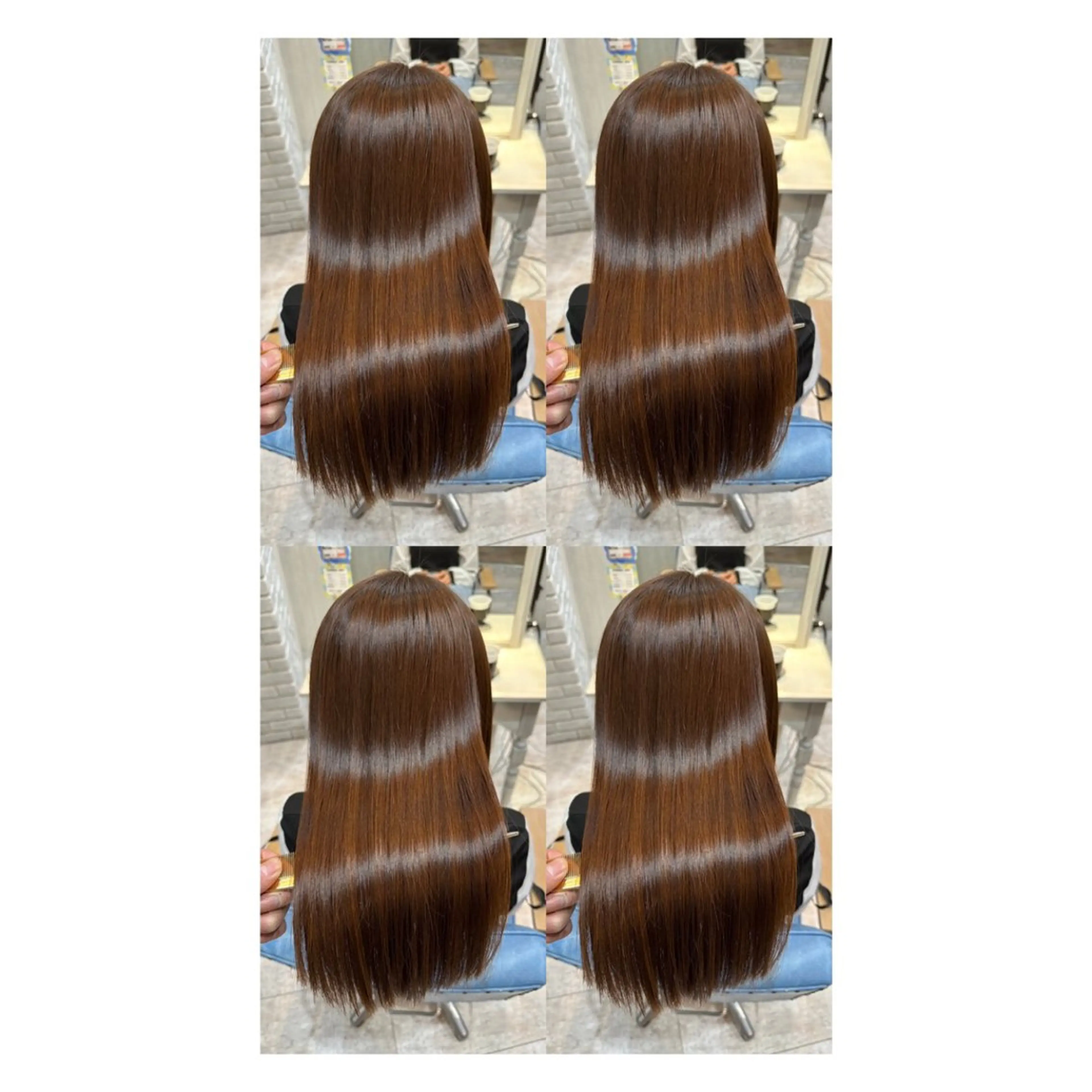 ロング カラー 透明感カラー 髪質改善 縮毛矯正 トリートメント カット ヘアカラー トリートメント 店長✨レイヤー✖️ 髪質改善✖️韓国ヘアのヘアスタイル