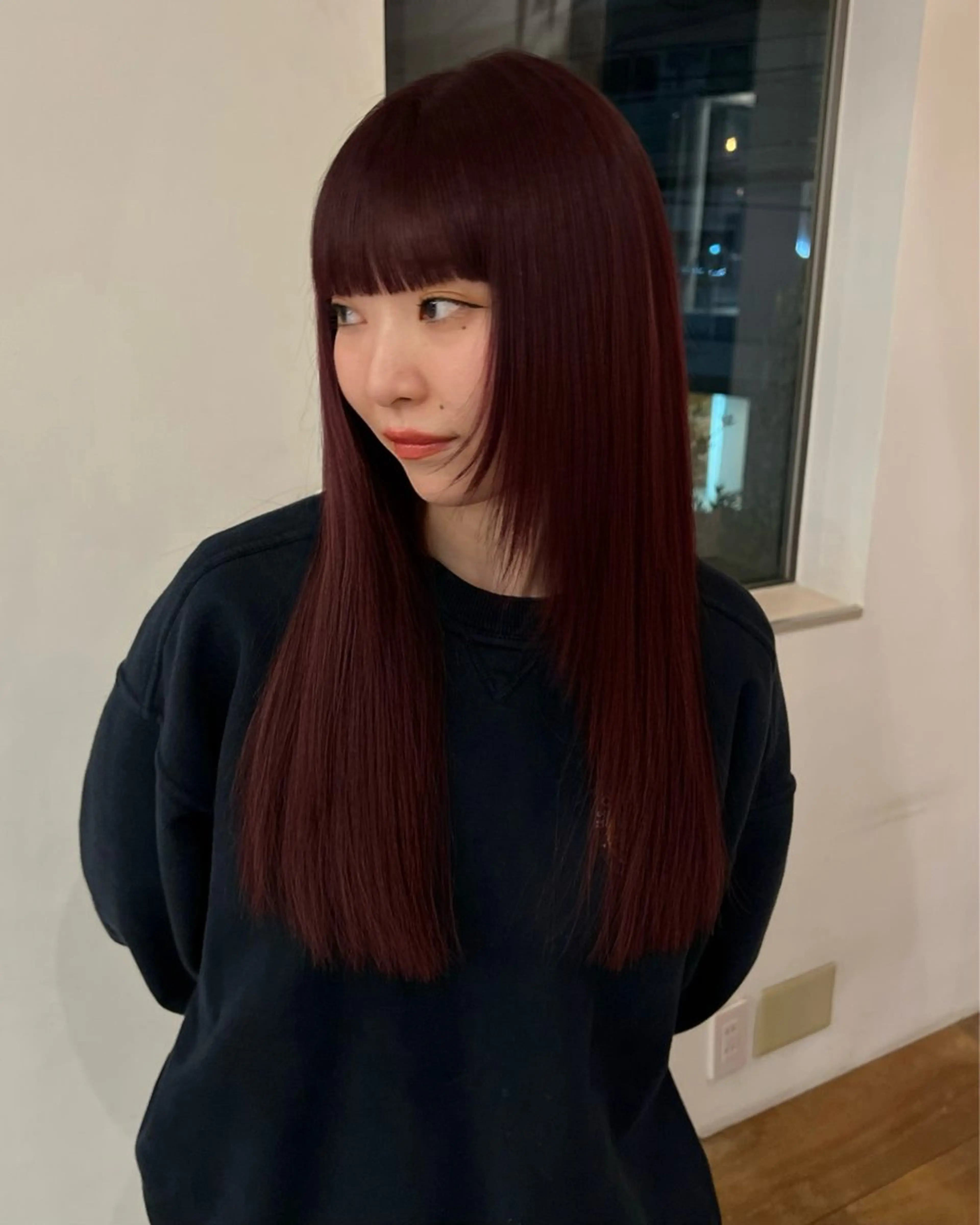 ロング エクステ エクステ 水野谷遥/ハイトーン /カラーモデル🎀のヘアスタイル