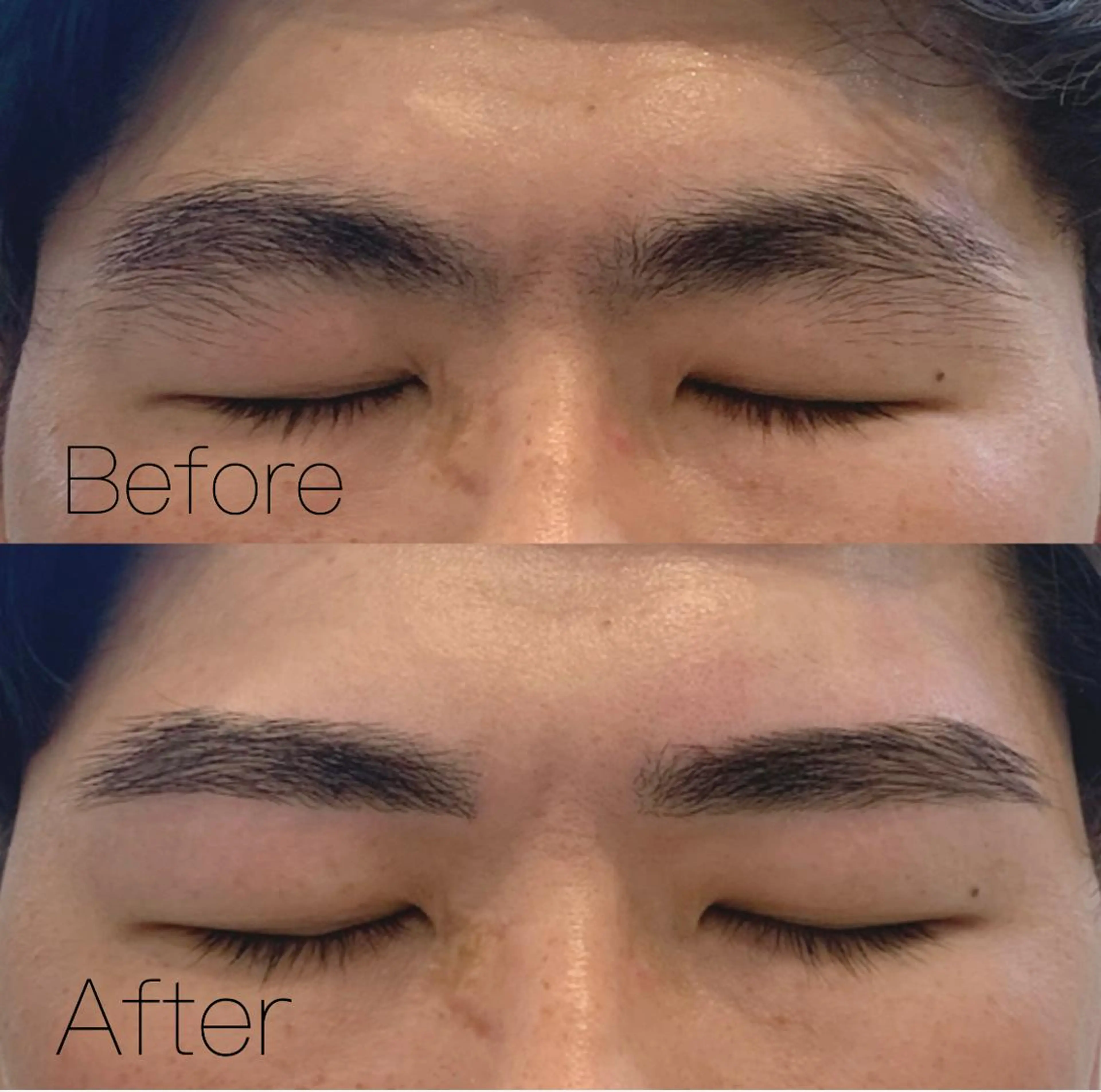 【土日限定】メンズアイブロウ（眉毛ワックス脱毛）自己処理後2週経っている方のみ※SNS掲載無しの写真