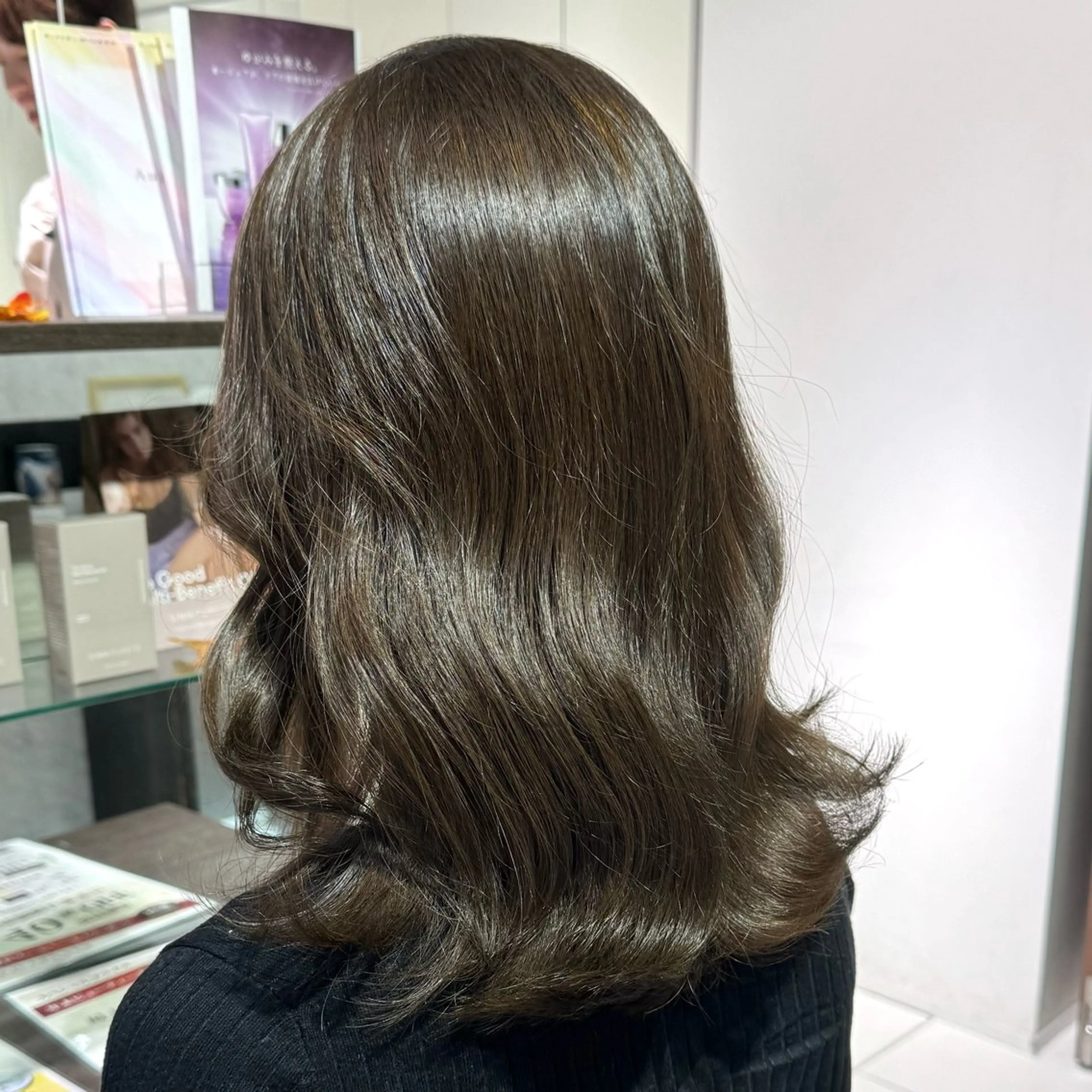 ロング カラー ヘアアレンジ ヘアカラー ブリーチなしカラー /新百合ヶ丘/安形翔のヘアスタイル