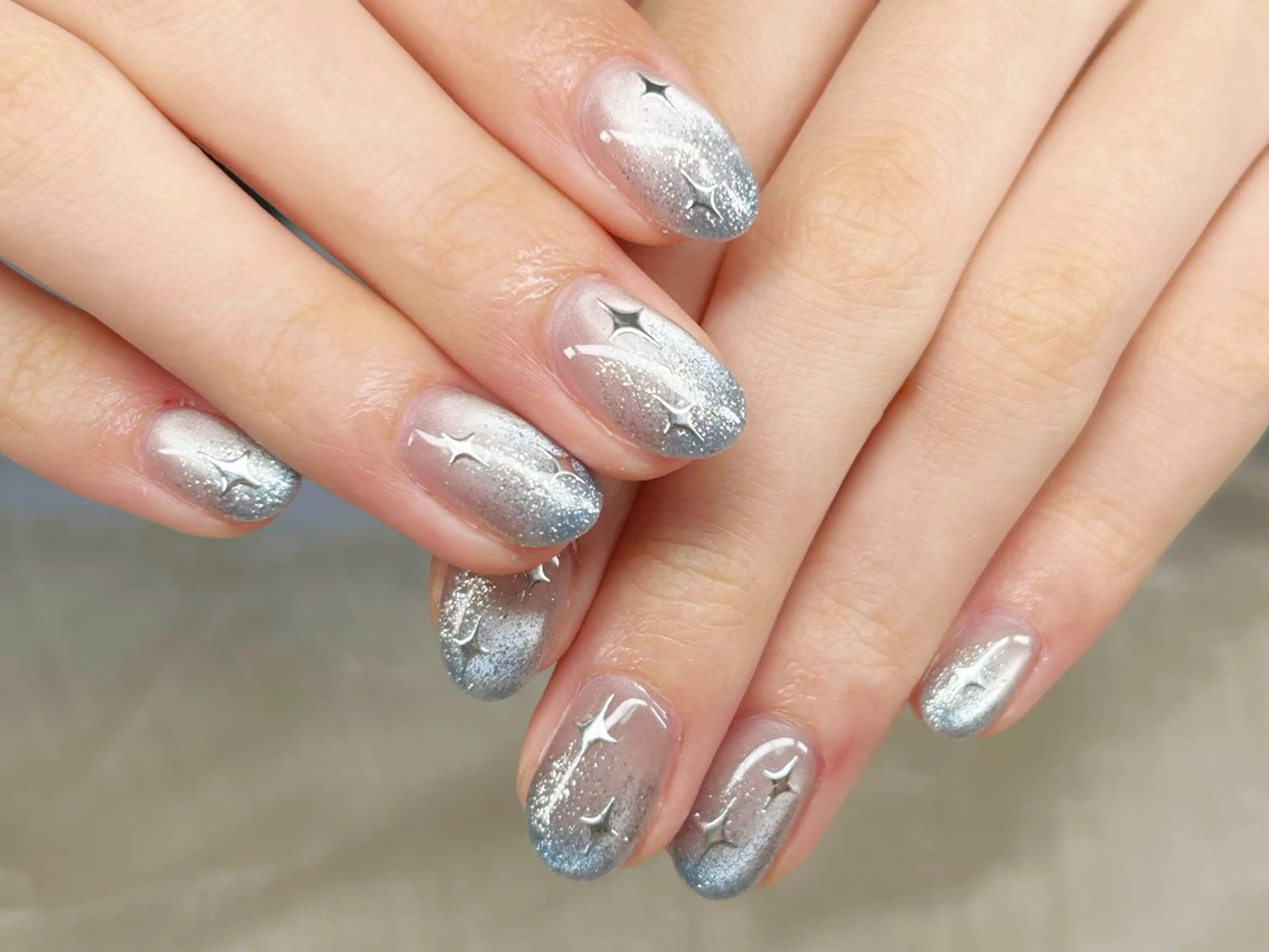 ネイル アートネイル チークネイル 成人式 入学式 長さ出し ハンドネイル Lino Nailのネイルデザイン