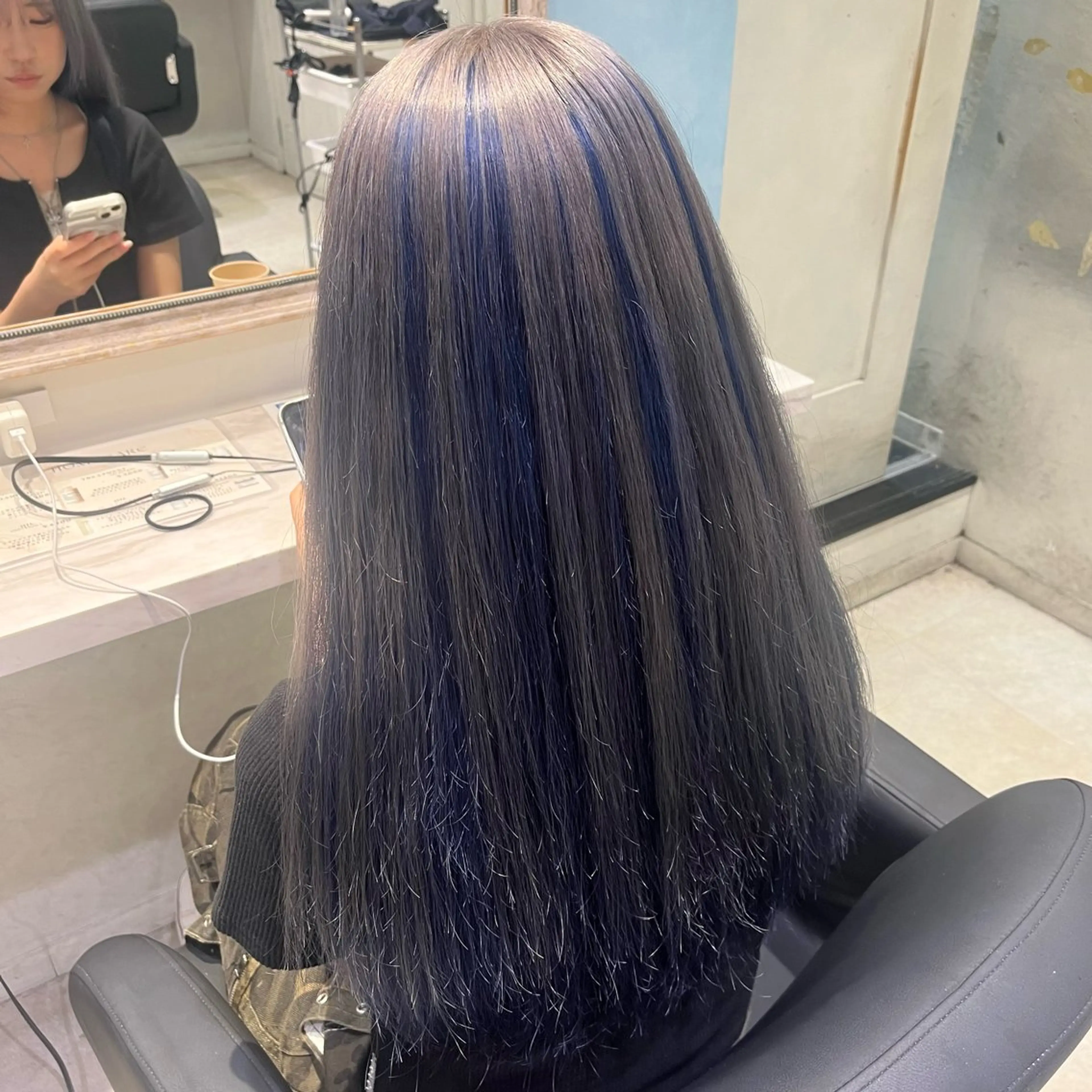 ロング カラー ブリーチ ハイトーンカラー 💖ブリーチ/暖色 𝐘𝐮𝐢💖のヘアスタイル