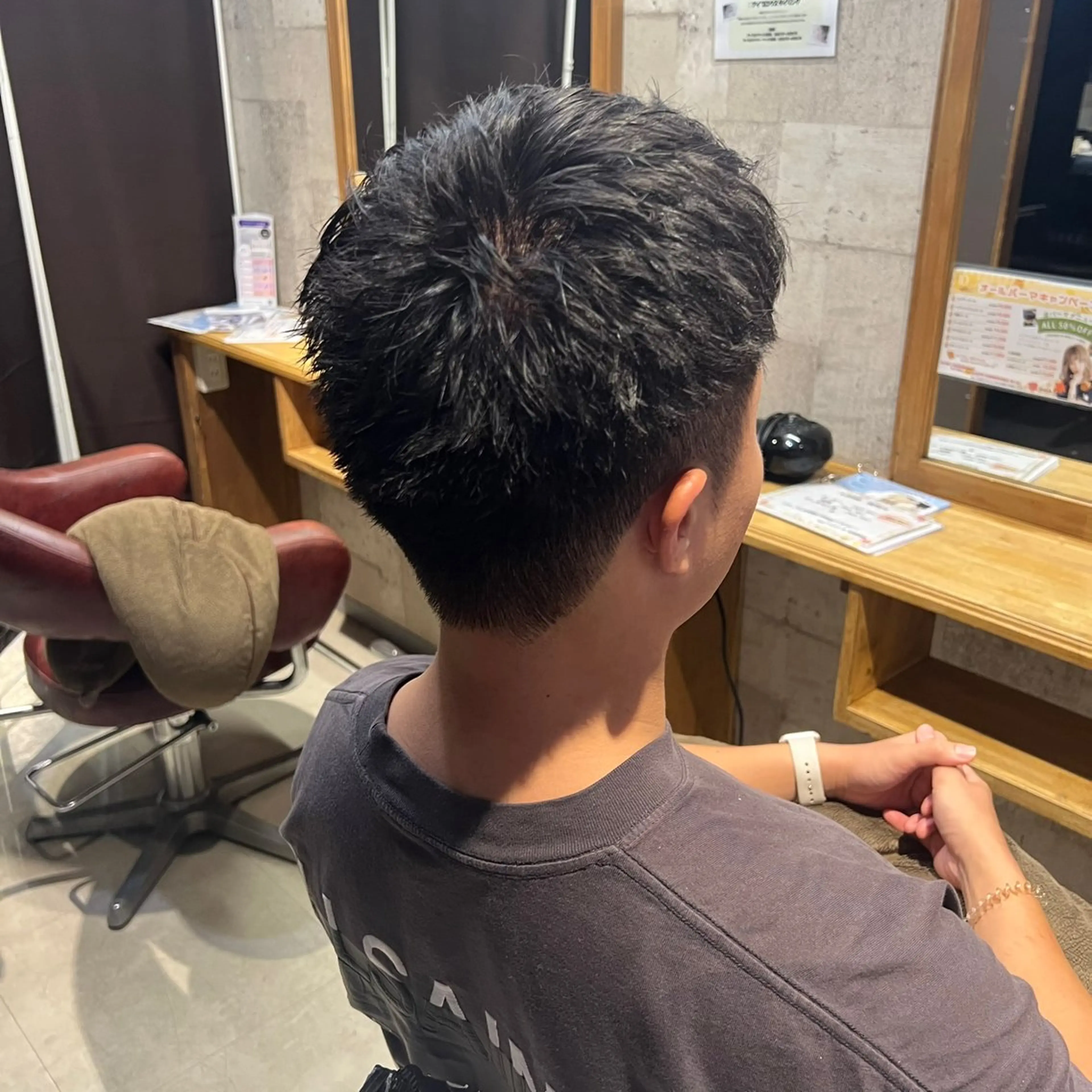 【頭皮までスッキリ🫧】カット+炭酸ヘッドスパの写真