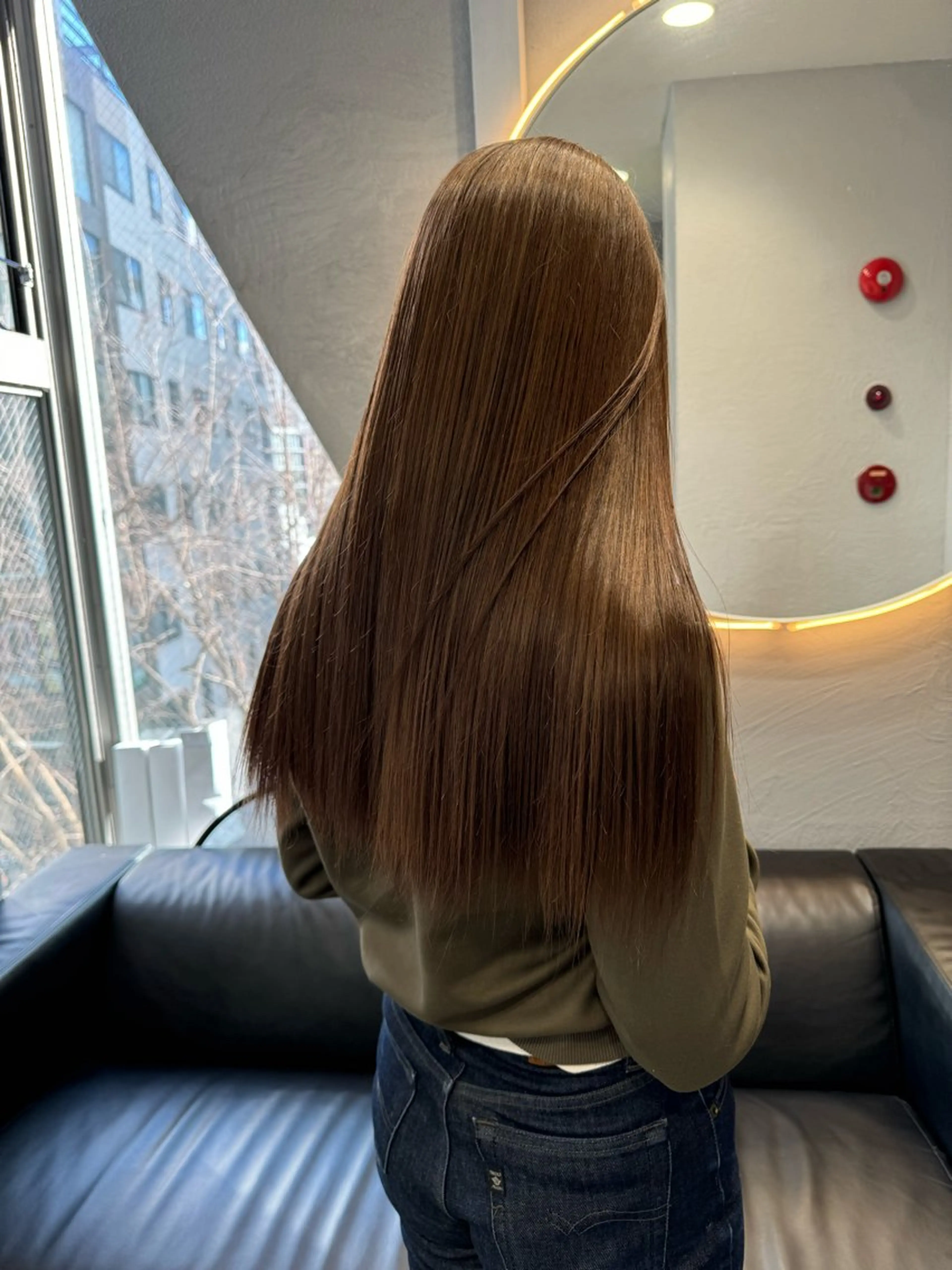 セミロング カラー dao/ミルクティー /ブラウン/ブロンドのヘアスタイル