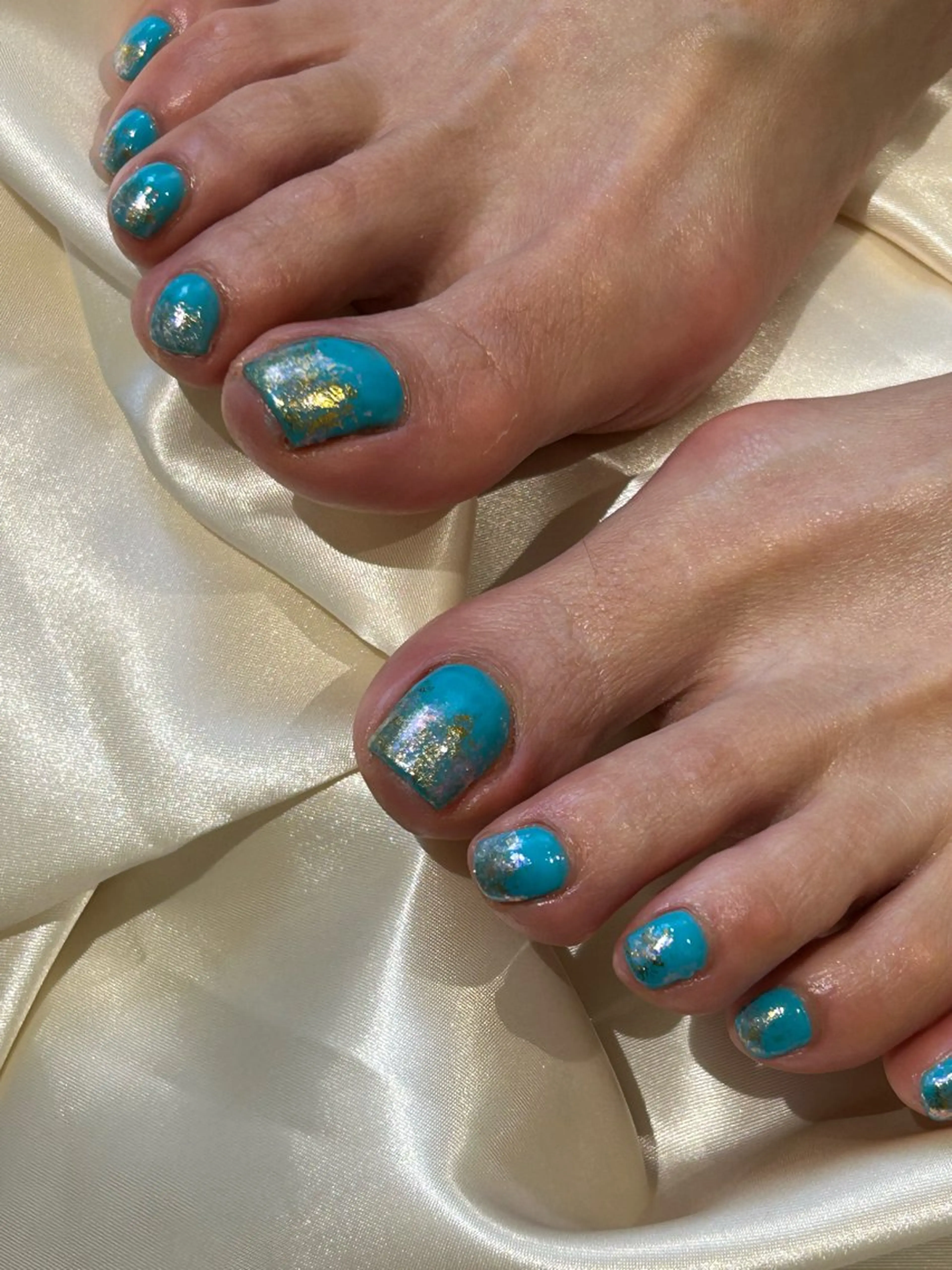 ネイル フットネイル やまだ しおりのネイルデザイン