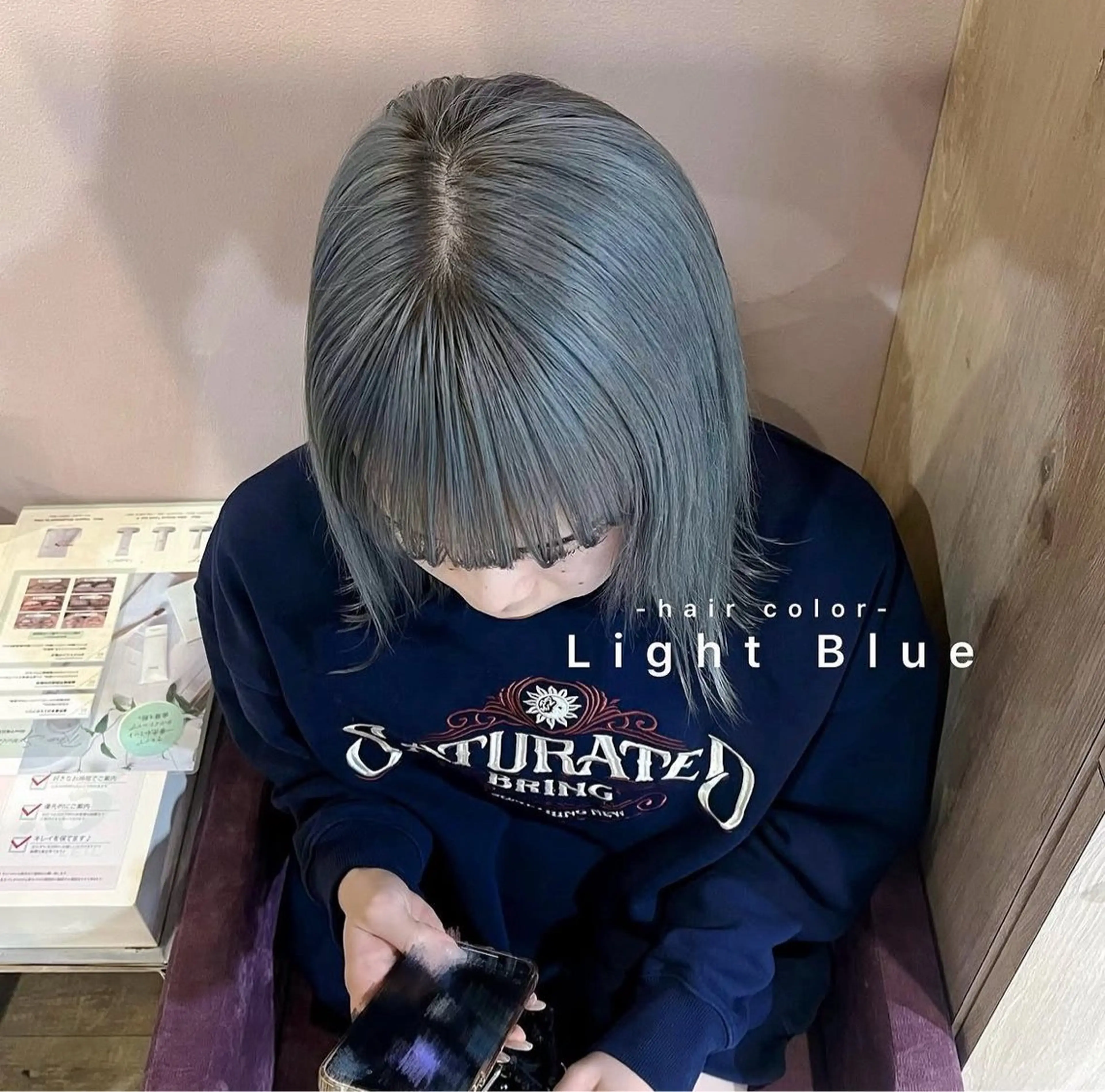 カラー ハイトーン/ブリーチ .⋆𝜗𝜚BoN♡のヘアスタイル