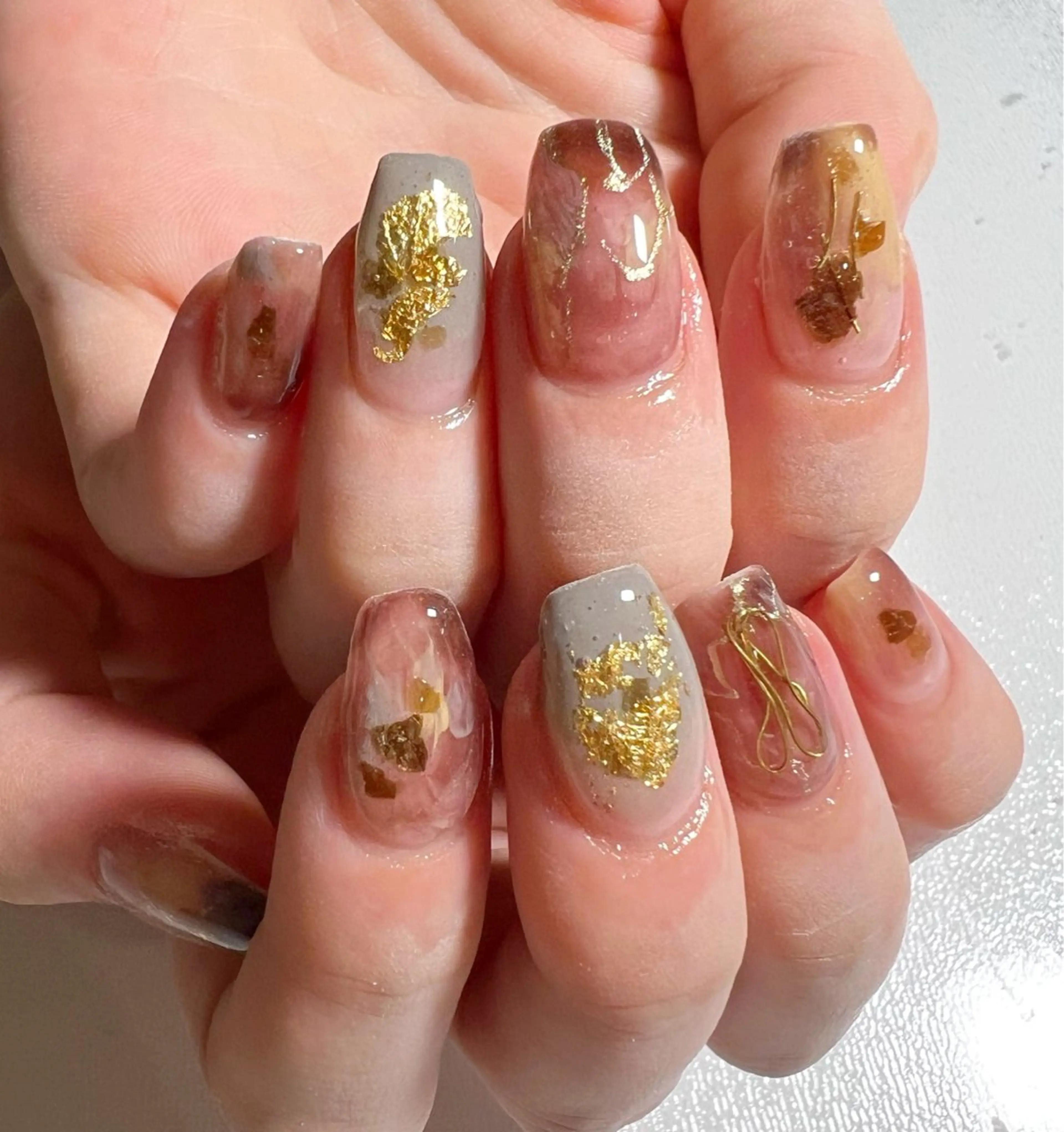 ネイル ニュアンスネイル ハンドネイル private salon mieのネイルデザイン