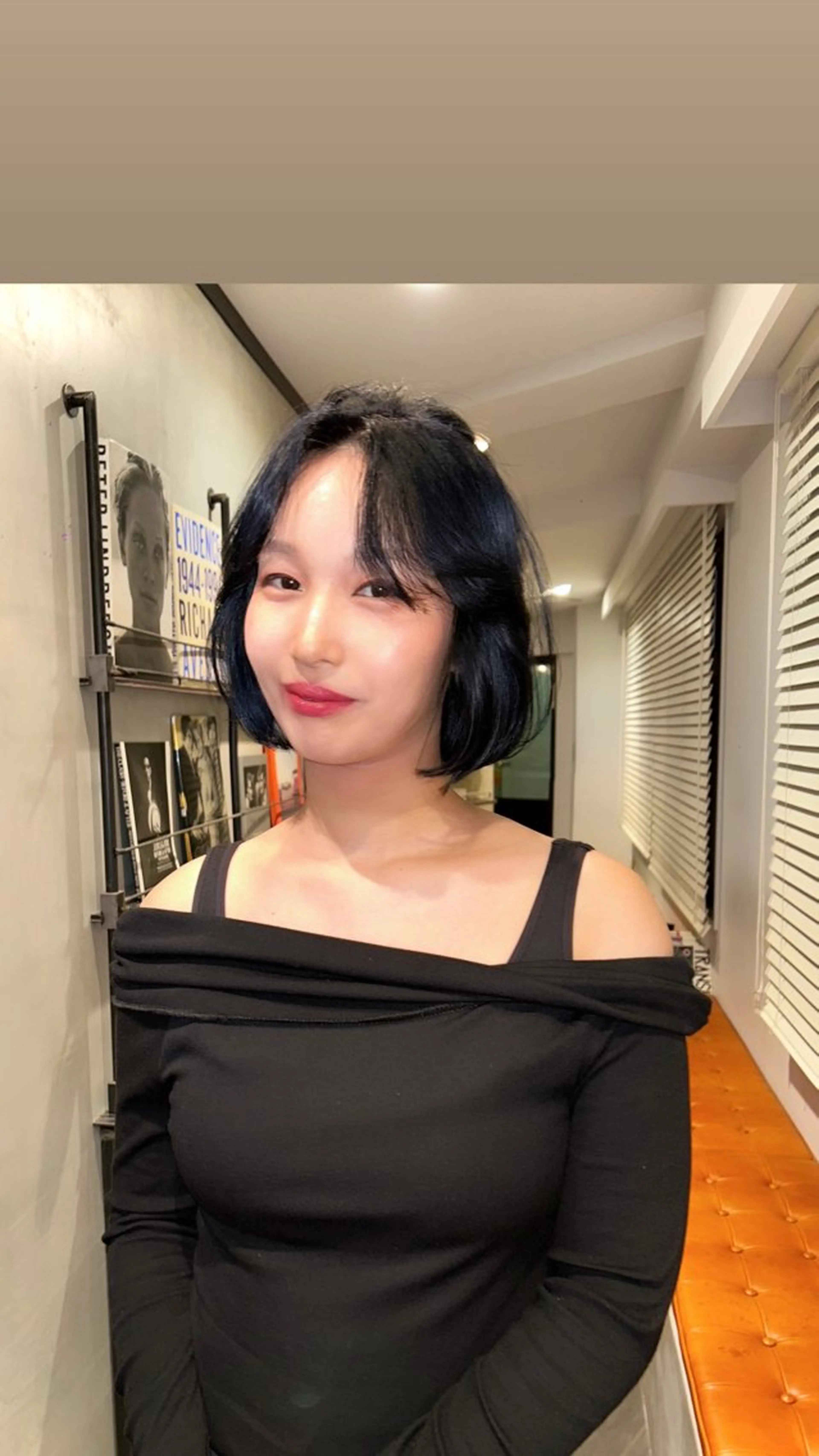 ミディアム カラー カット ヘアカラー タナカ カナ🫧のヘアスタイル