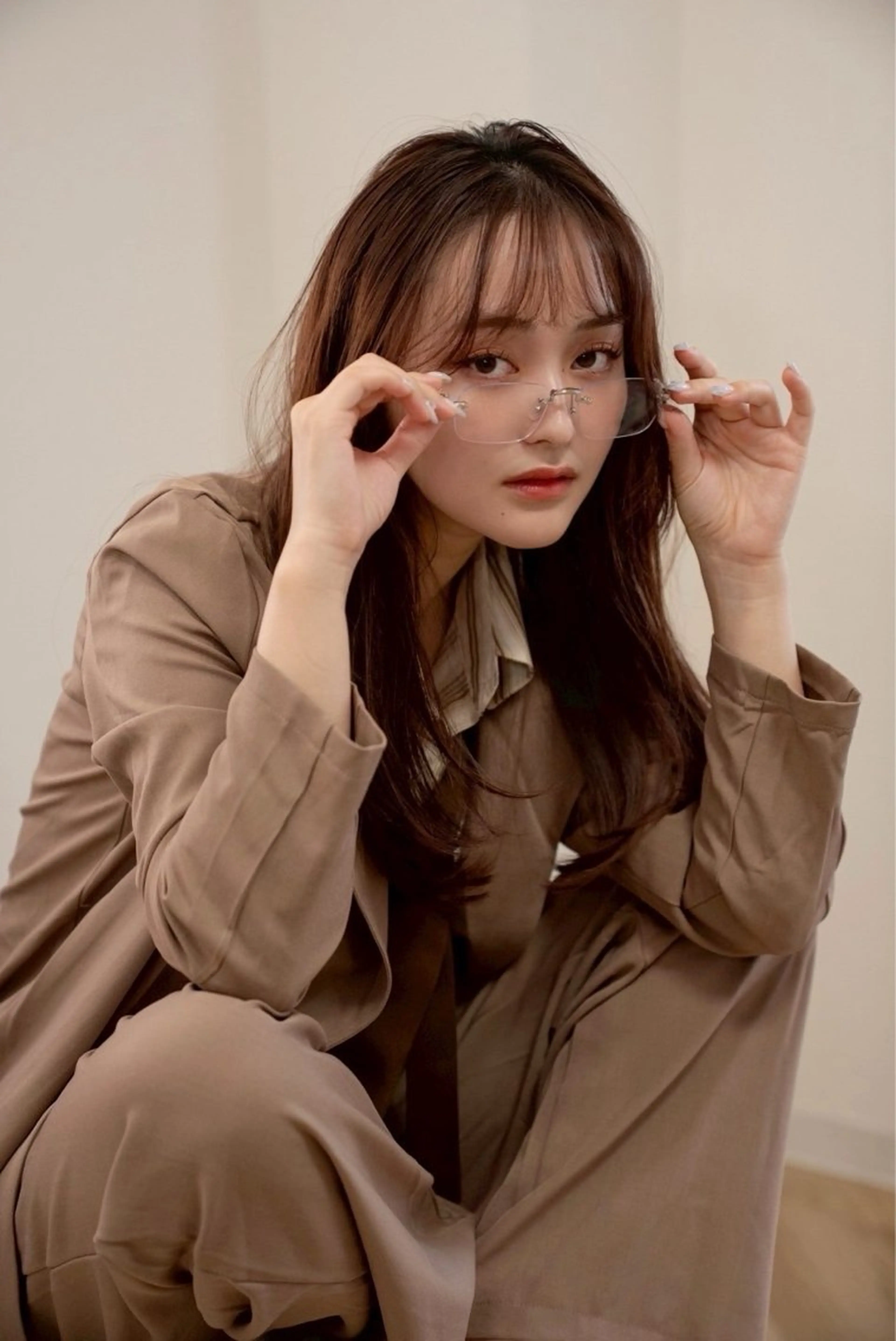 セミロング ヘアカラー トリートメント ヘアセット Farbe🤍 女性限定のヘアスタイル