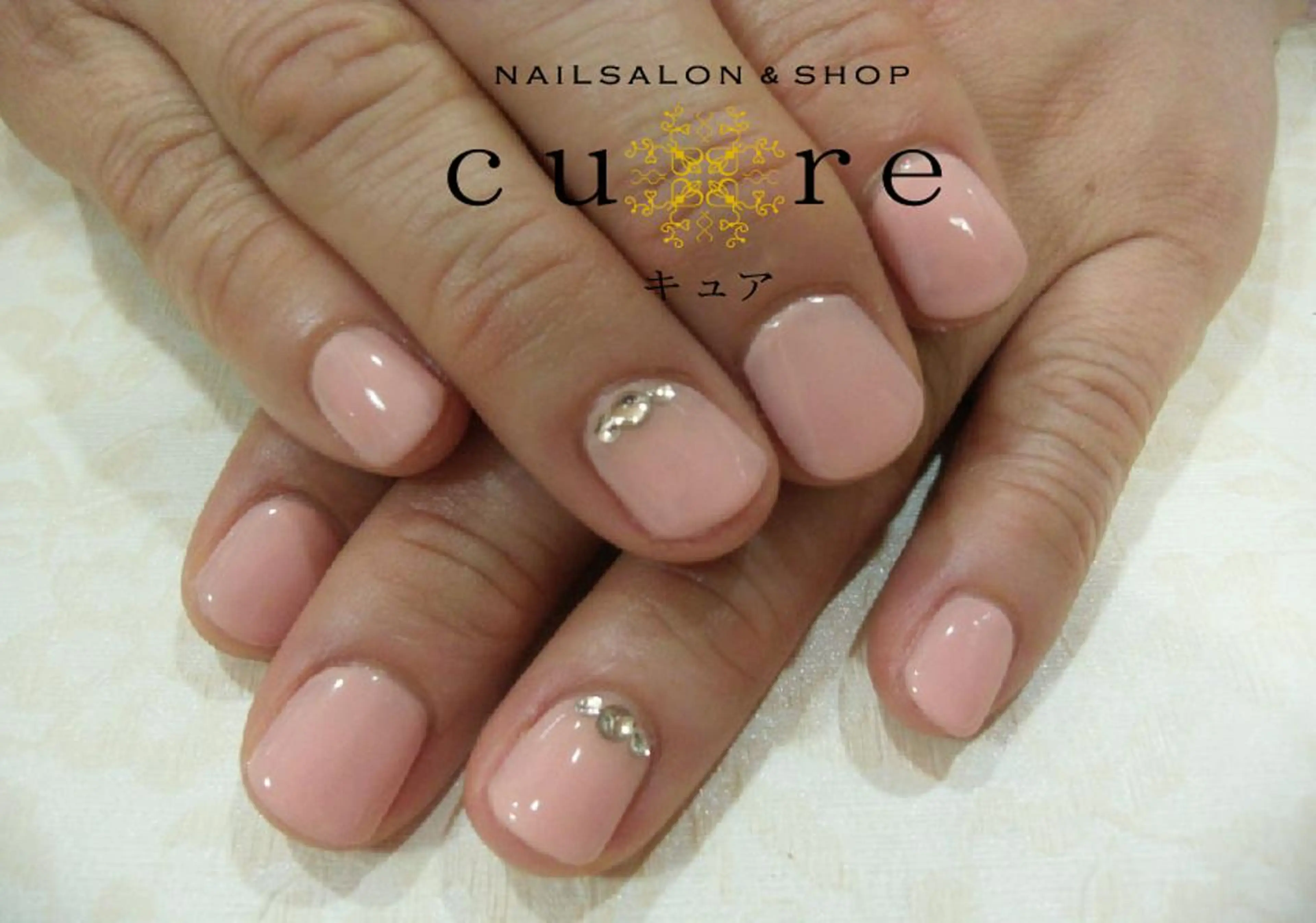 ショート ネイル ハンドネイル ネイルサロン Cureのネイルデザイン