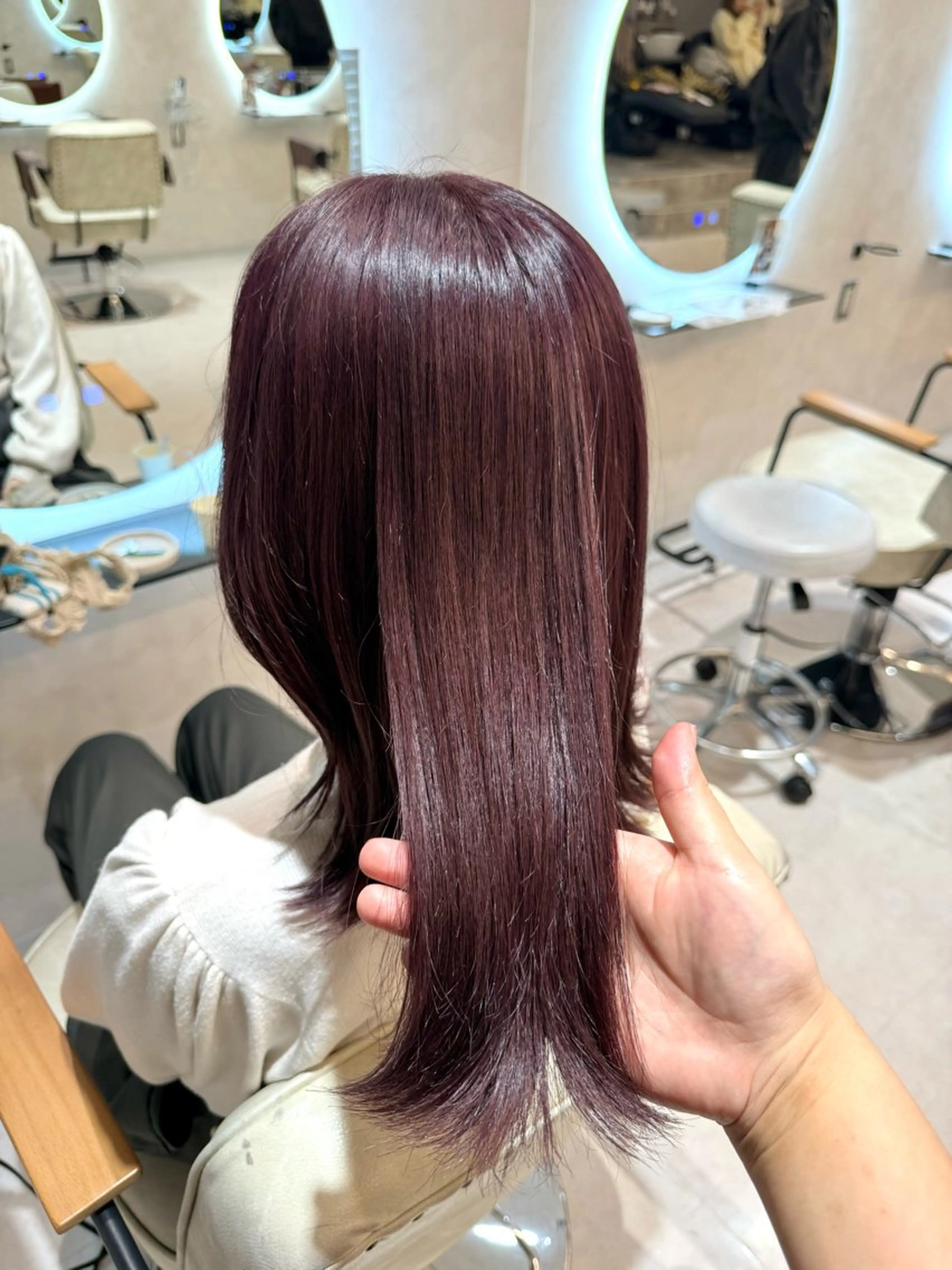 ワンカラー：透明感ラベンダー🪻💜 ´-の写真