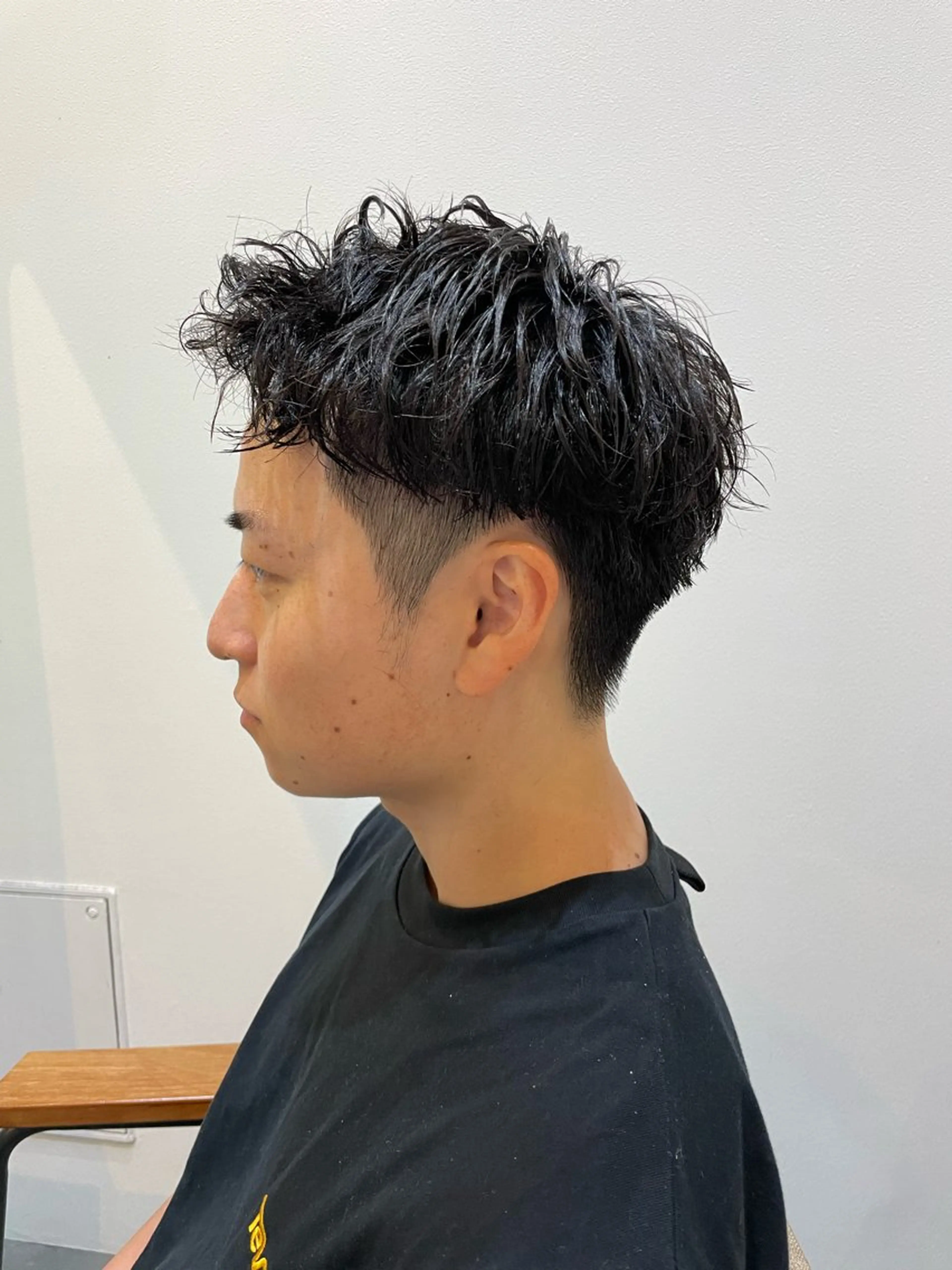 ショート パーマ ヘアアレンジ メンズ カット パーマ ヘアセット SALOWIN横浜店所属・🔥メンズ特化🔥 木村 祐太のヘアスタイル