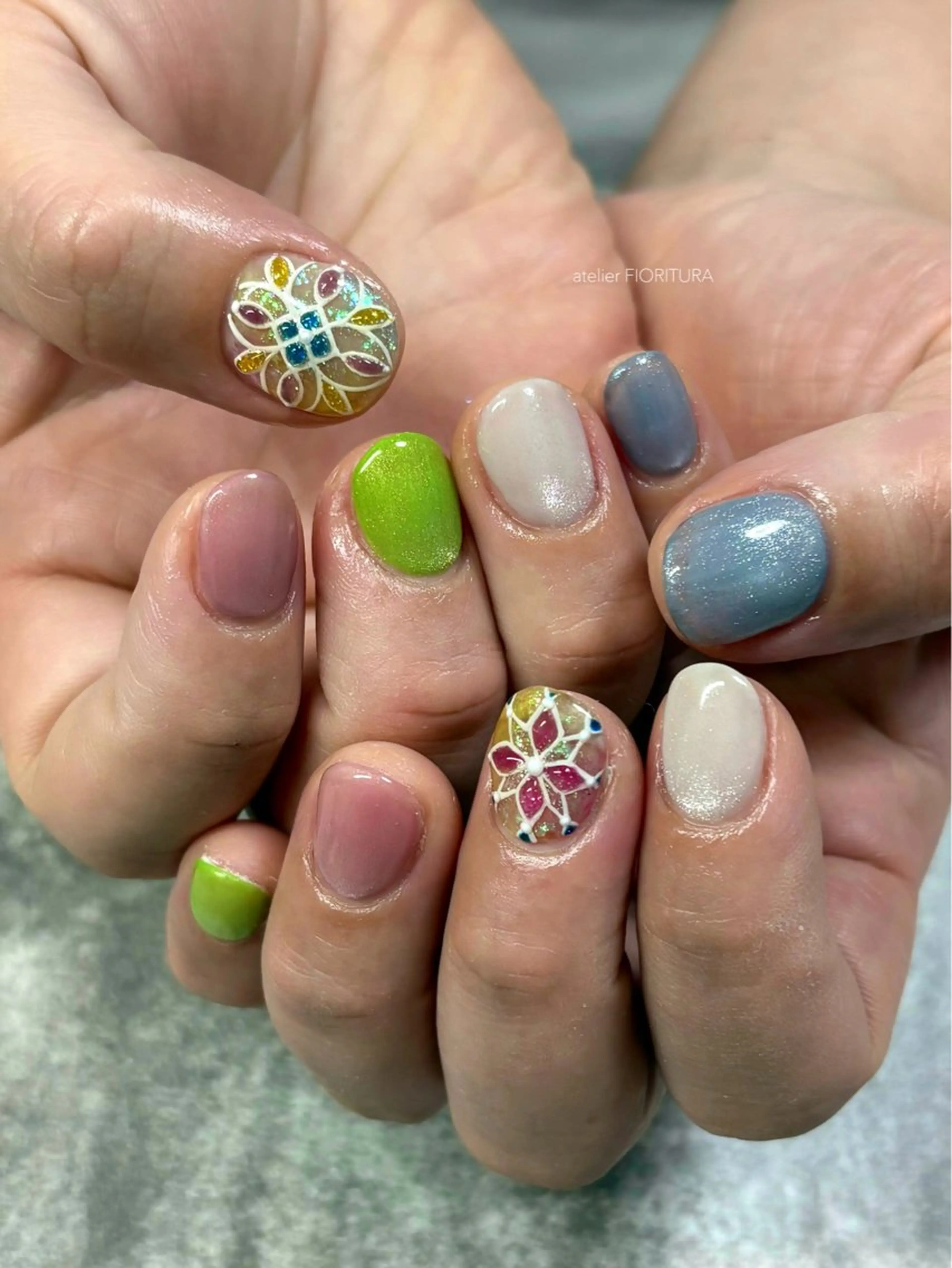 ネイル ハンドネイル FIORITURA Maikoのネイルデザイン