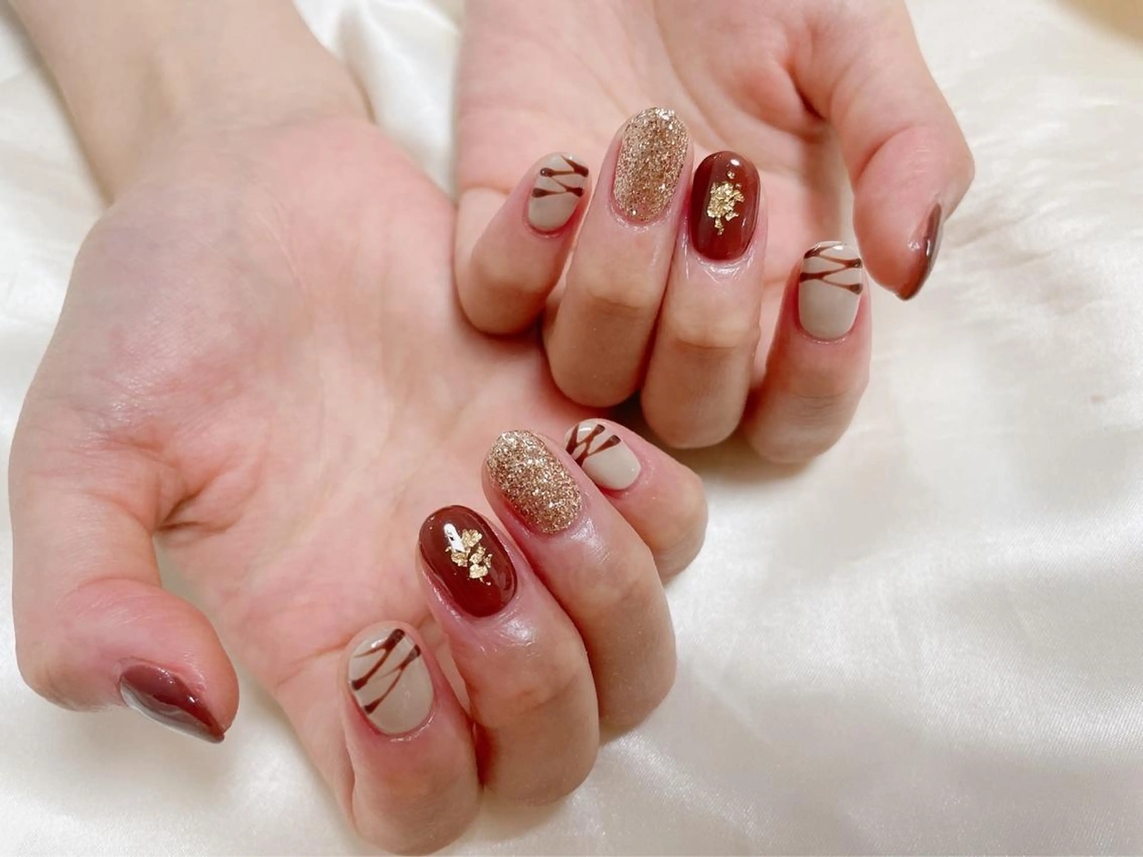 ネイル バレンタイン mogunail &blowのネイルデザイン