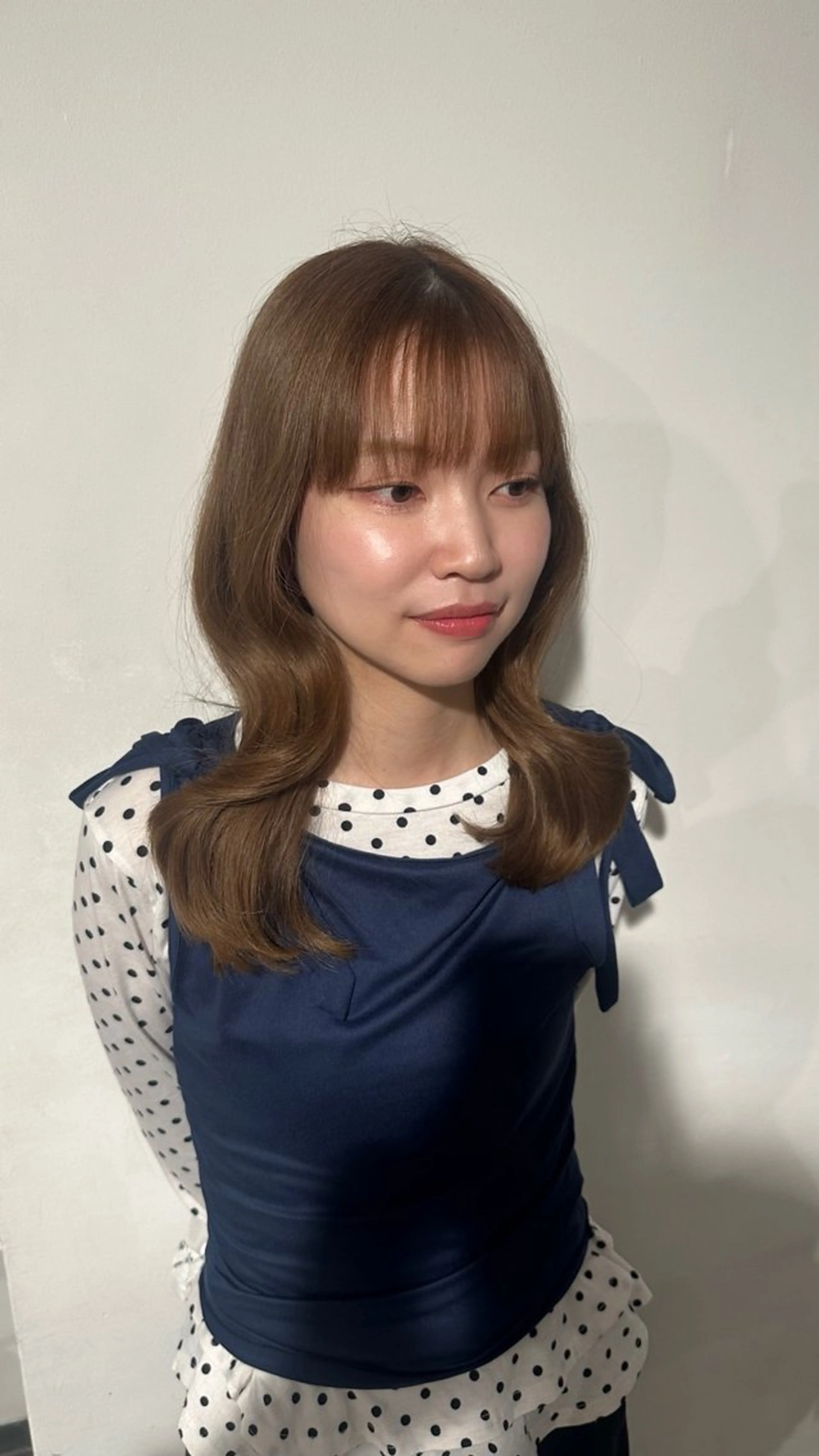 【ミニモ限定】 ✨🌷韓国トレンドヘア🌷✨垢抜けベージュカラー＋トリートメント/ヘーゼルカラー/ブリーチなしワンカラーの写真