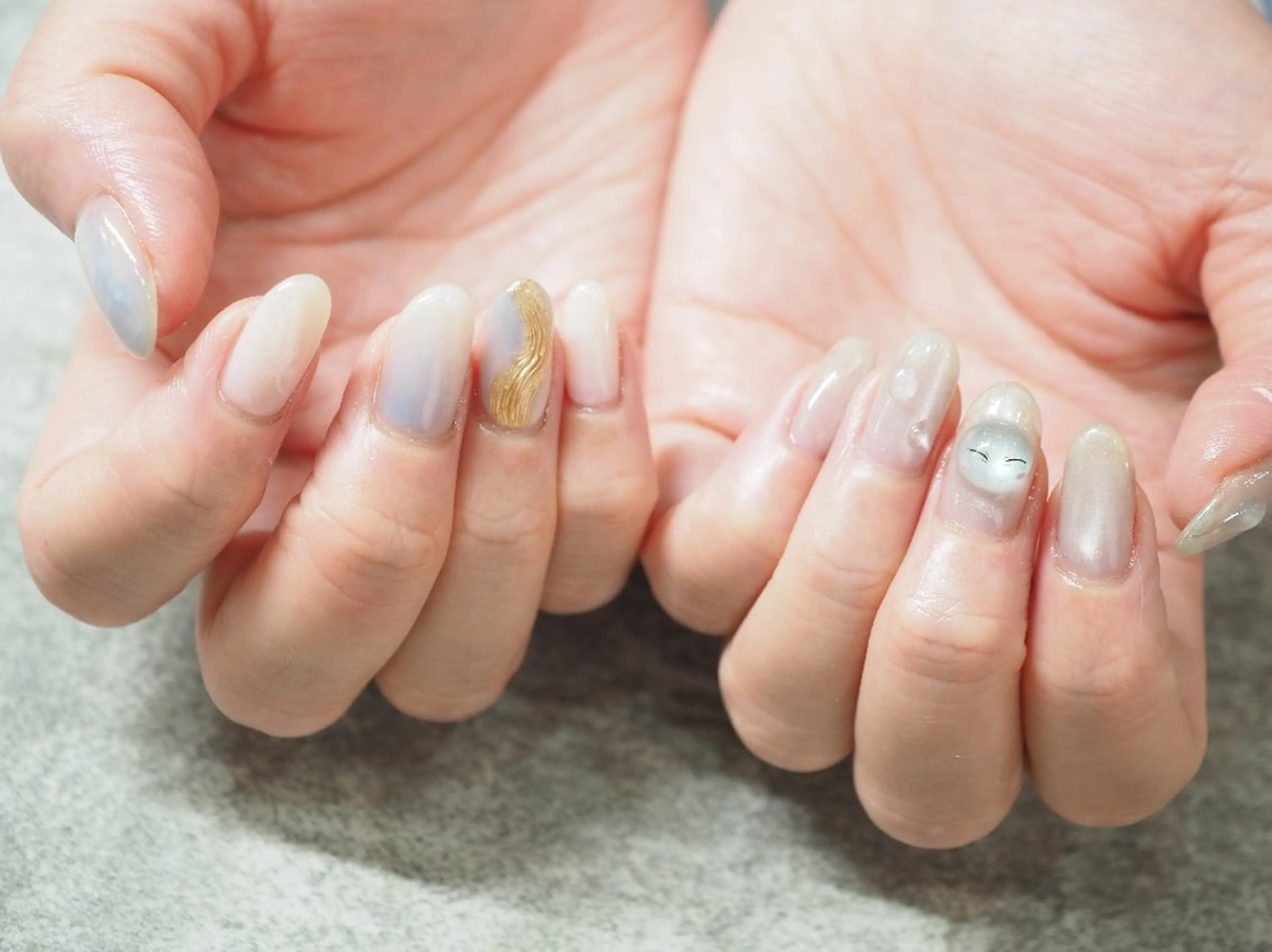 ネイル ハンドネイル glaNje 福光のネイルデザイン