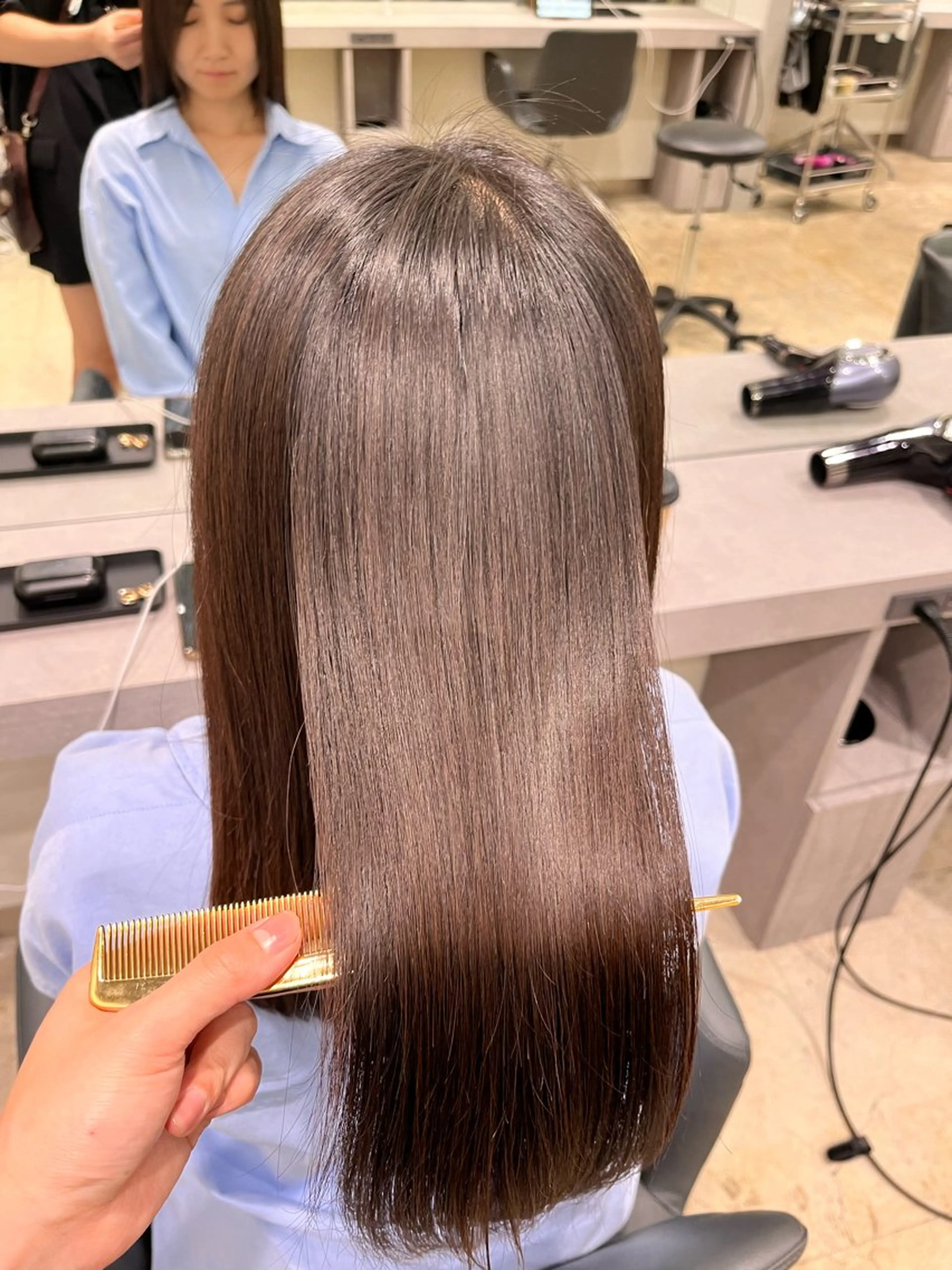 ミディアム 美髪×縮毛矯正 水上真由美😘のヘアスタイル