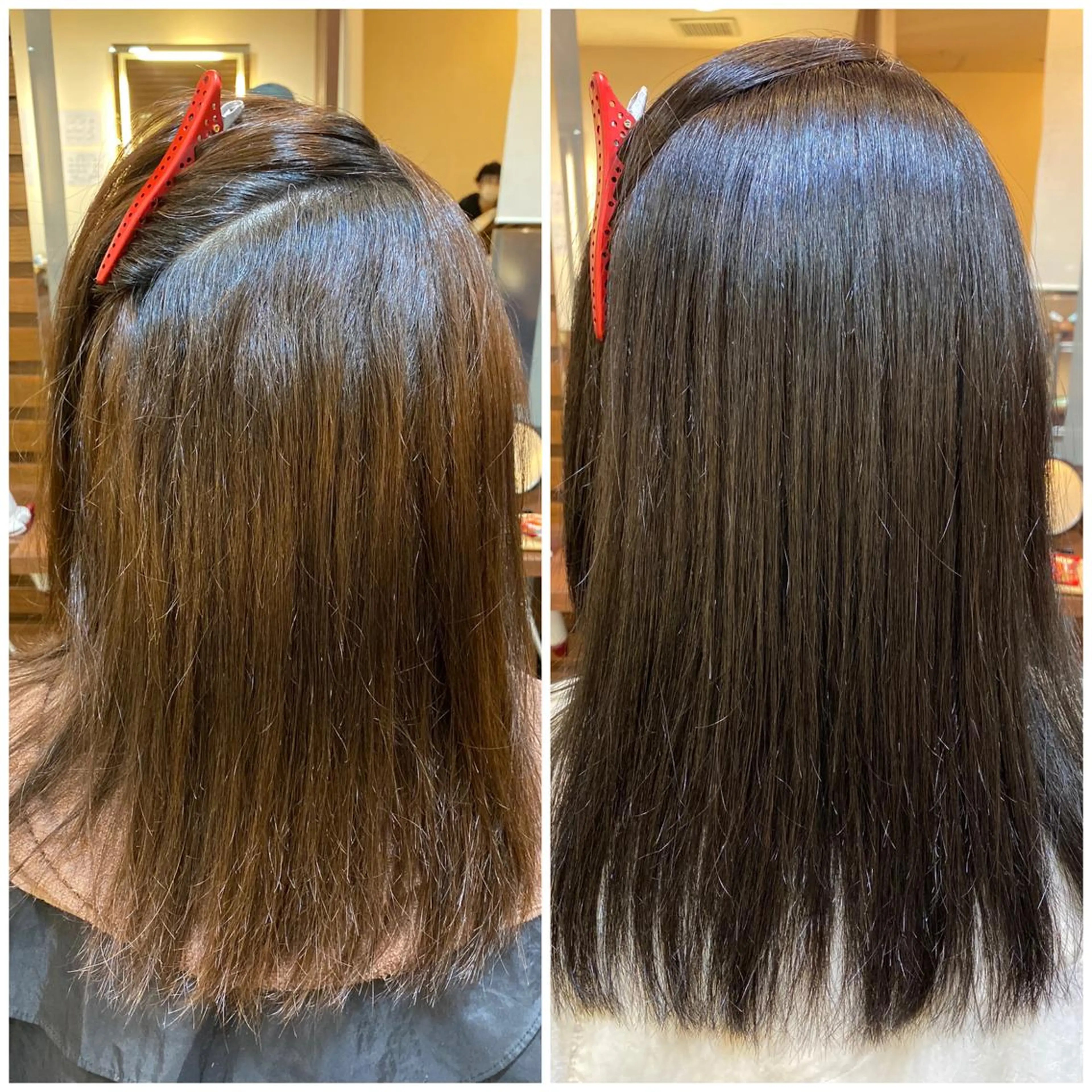 ミディアム 縮毛矯正 トリートメント ヘッドスパ ヘアセット 韓国レイヤー/ 顔周り💕田中将吾のヘアスタイル