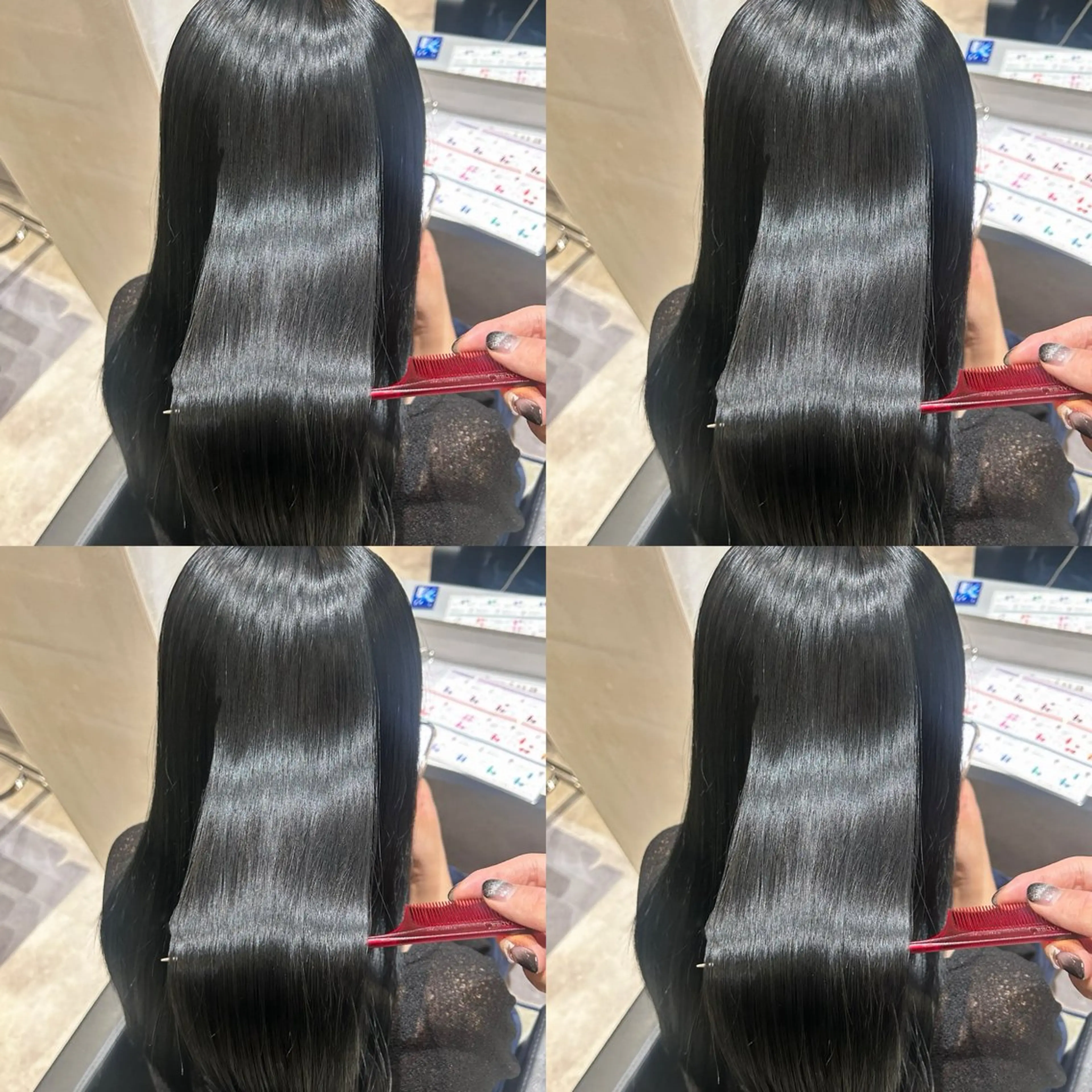 ロング カラー ダークグレー 髪質改善 カット ヘアカラー トリートメント 店長✨髪質改善✖️ 透明感カラー／純大のヘアスタイル