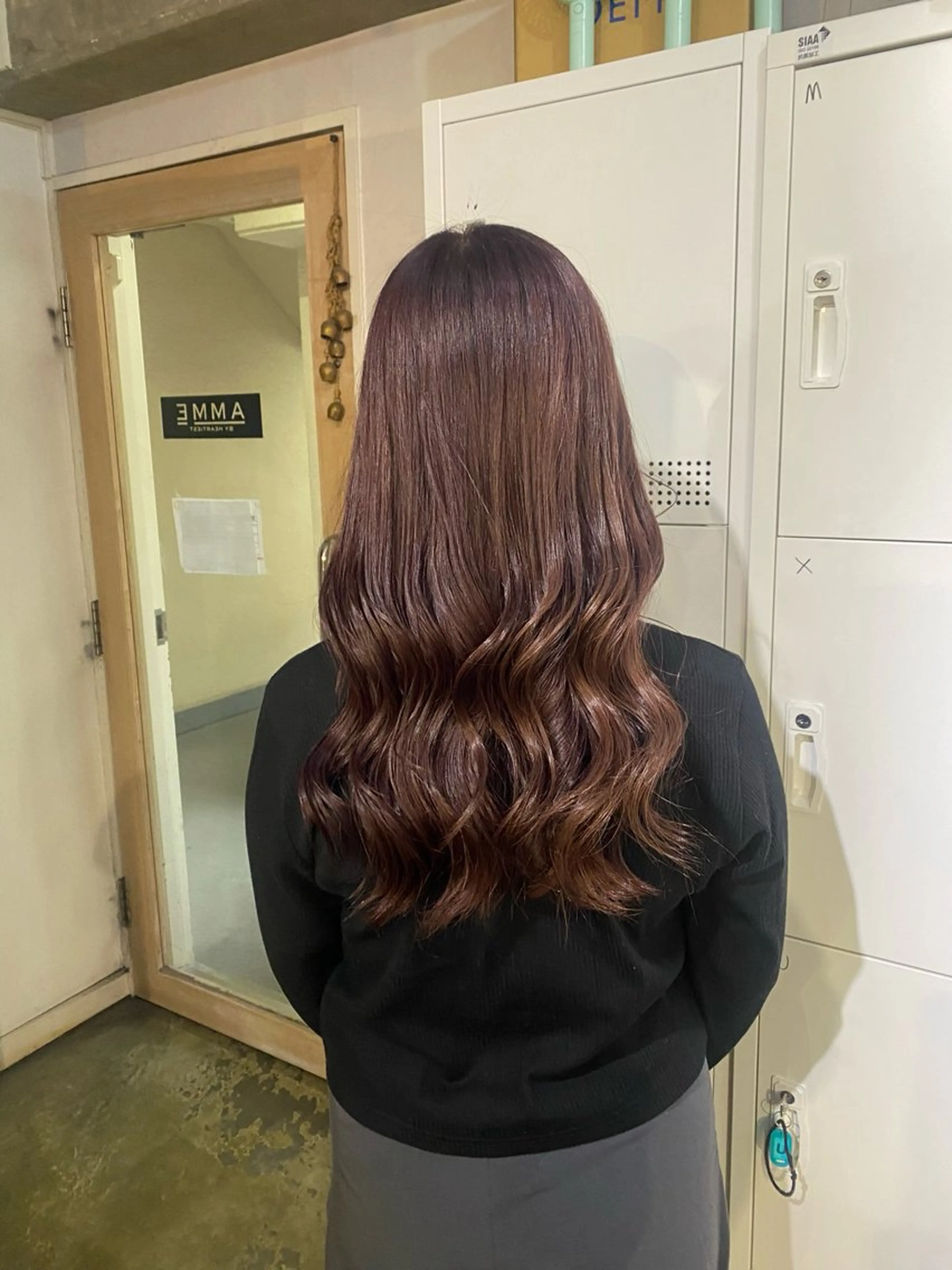 ロング カラー ブリーチカラーと、髪 質改善。HARUKAのヘアスタイル