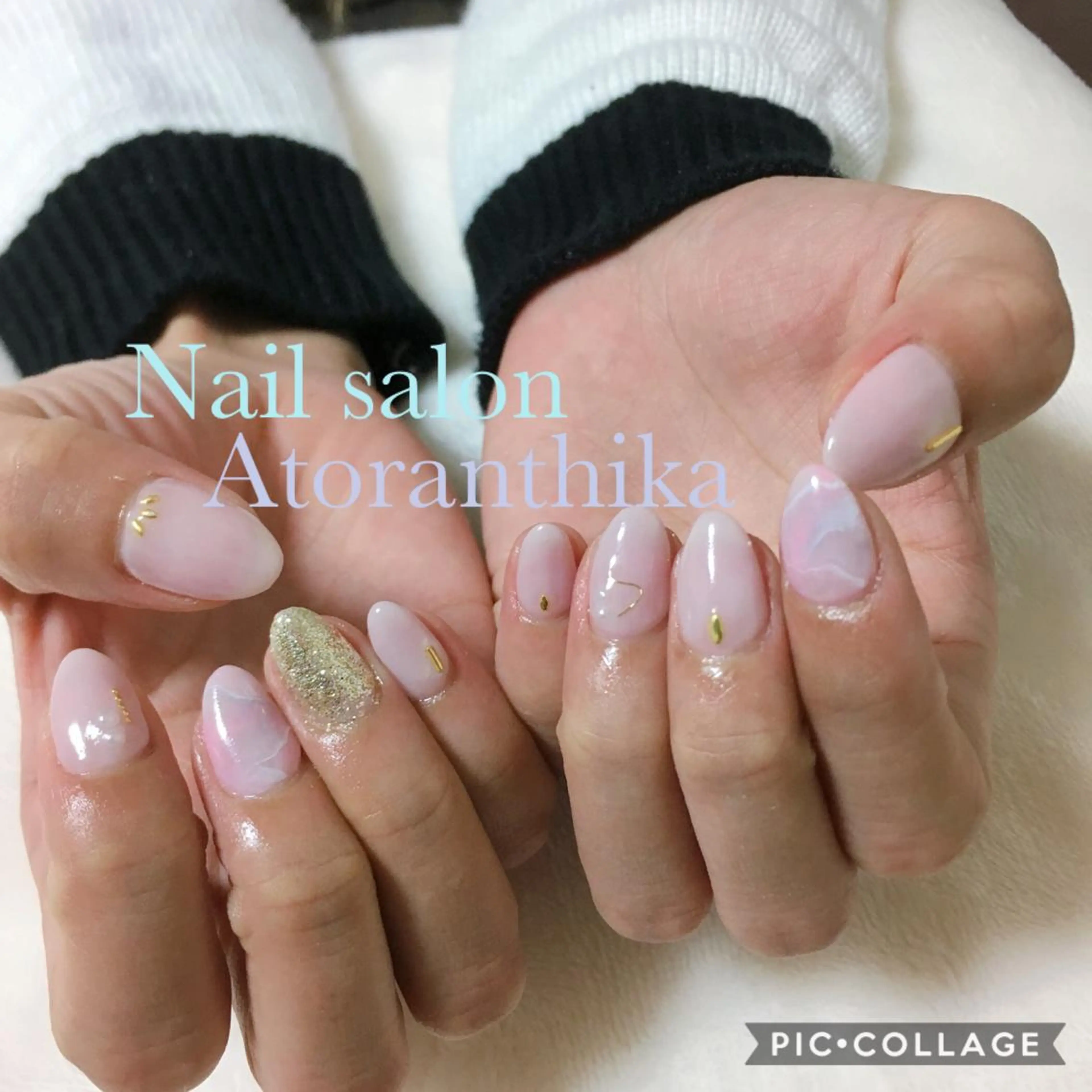 ネイル シンプルネイル ハンドネイル Nail salon ✩ ｱﾄﾗﾝﾃｨｶのネイルデザイン