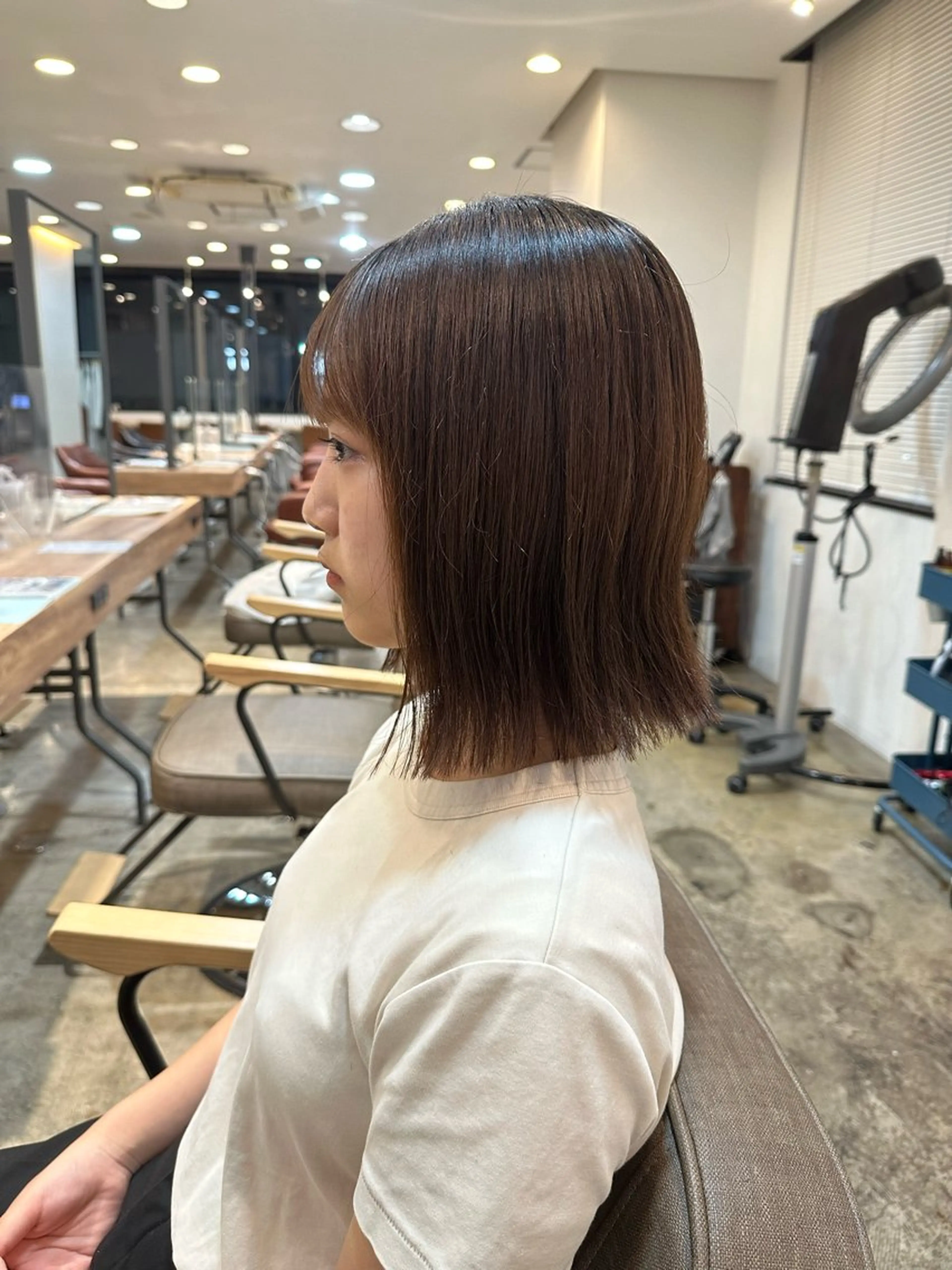 ミディアム ボブ 外ハネヘア ボブ特化美容師 /荒井悠葵のヘアスタイル