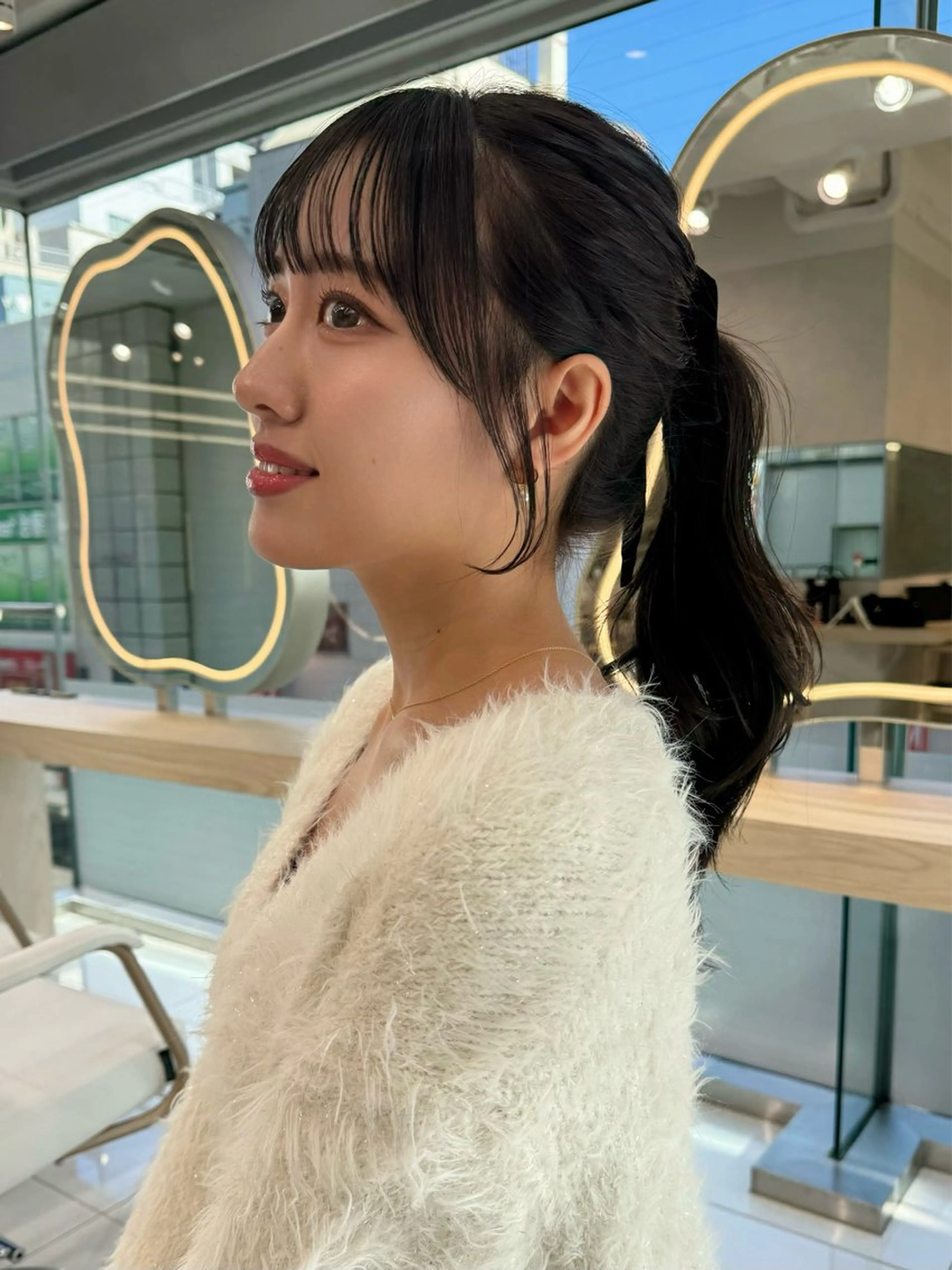 ミディアム 顔周り🇰🇷韓国 レイヤー/いづみ💞のヘアスタイル