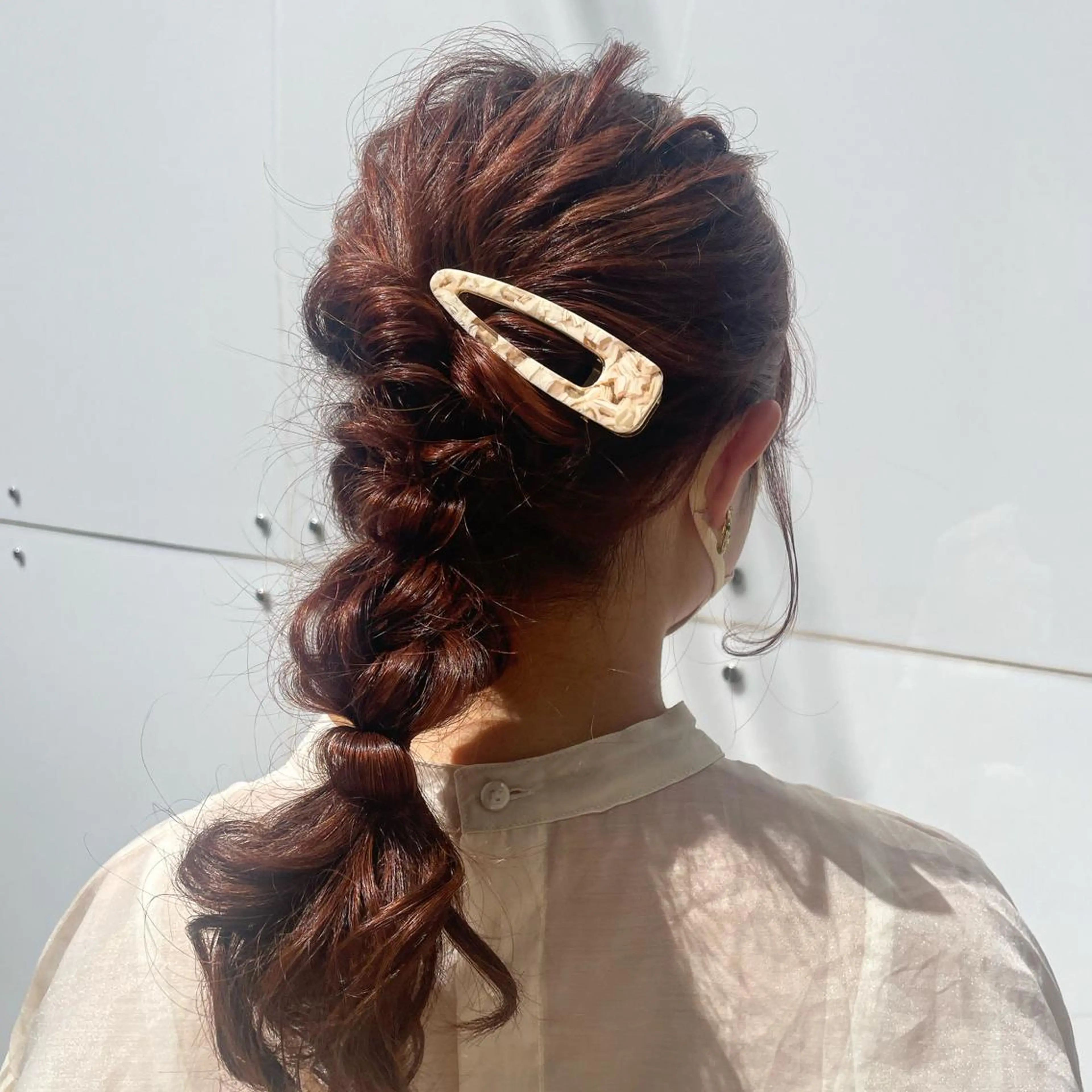 ヘアアレンジ ブリーチなし/暖色/ 艶髪/ユリヤのヘアスタイル