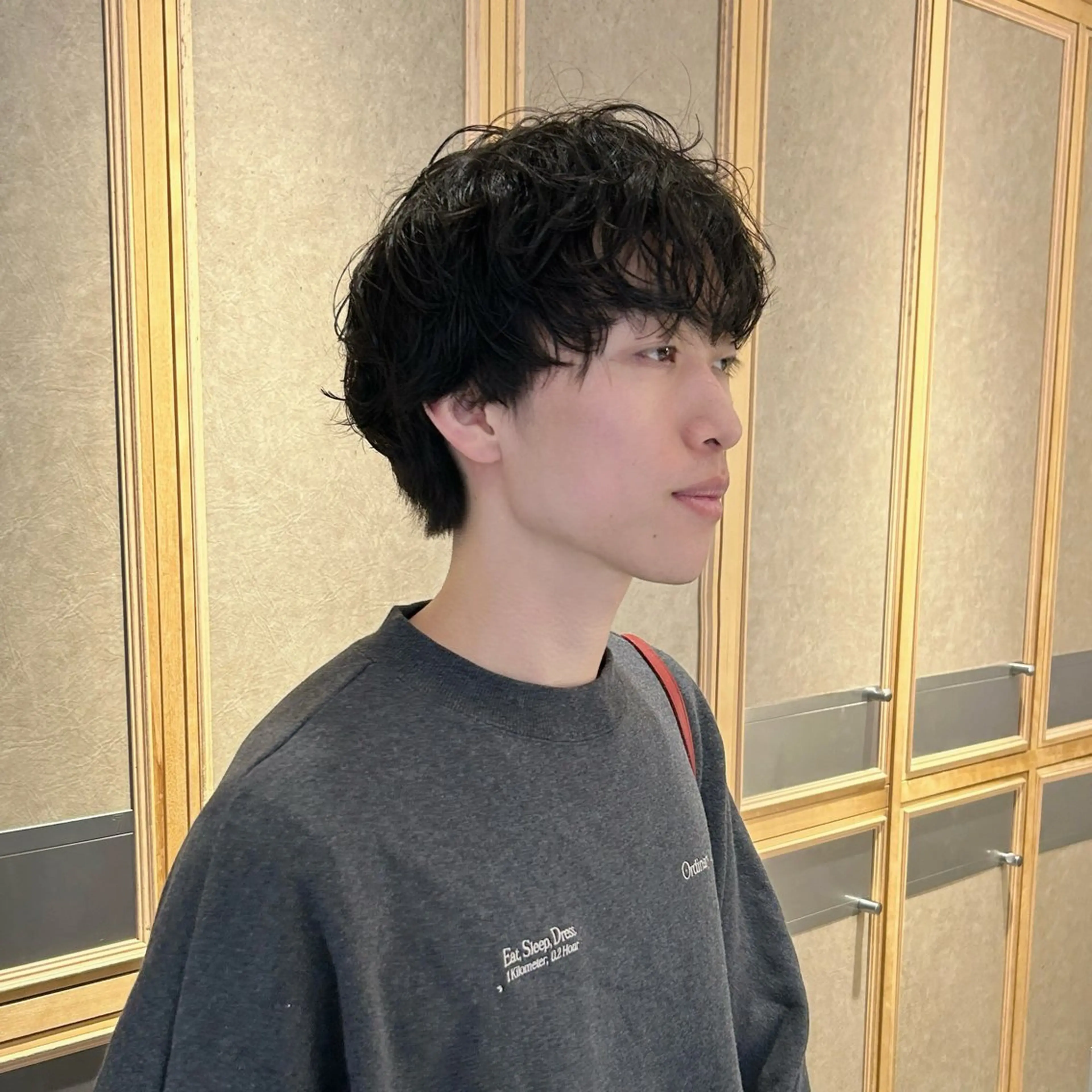 パーマ メンズ ayumi / ミディアムトーンのヘアスタイル