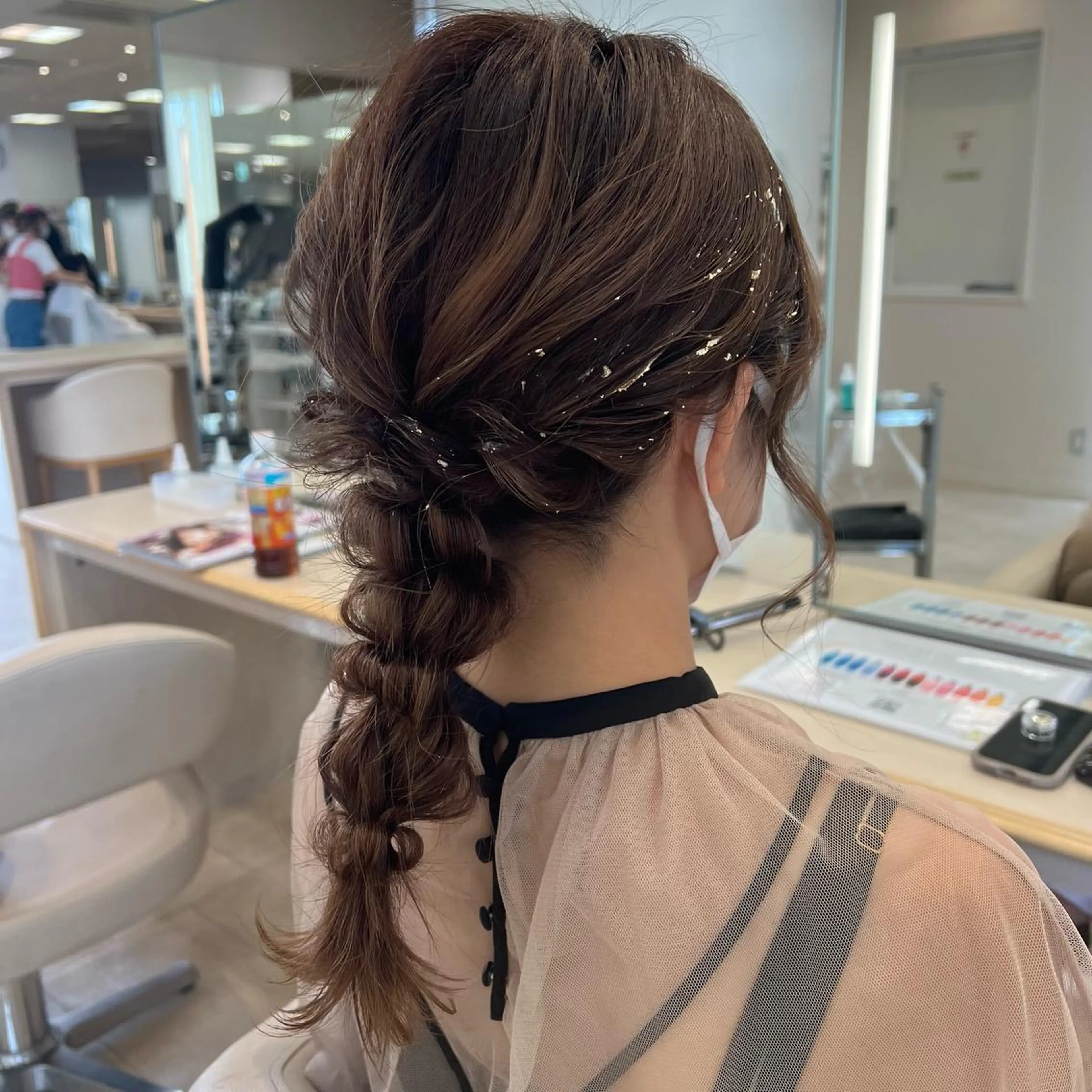 ヘアアレンジ ヘアセット 盛れるレイヤーカット 得意🌹井上美沙のヘアスタイル