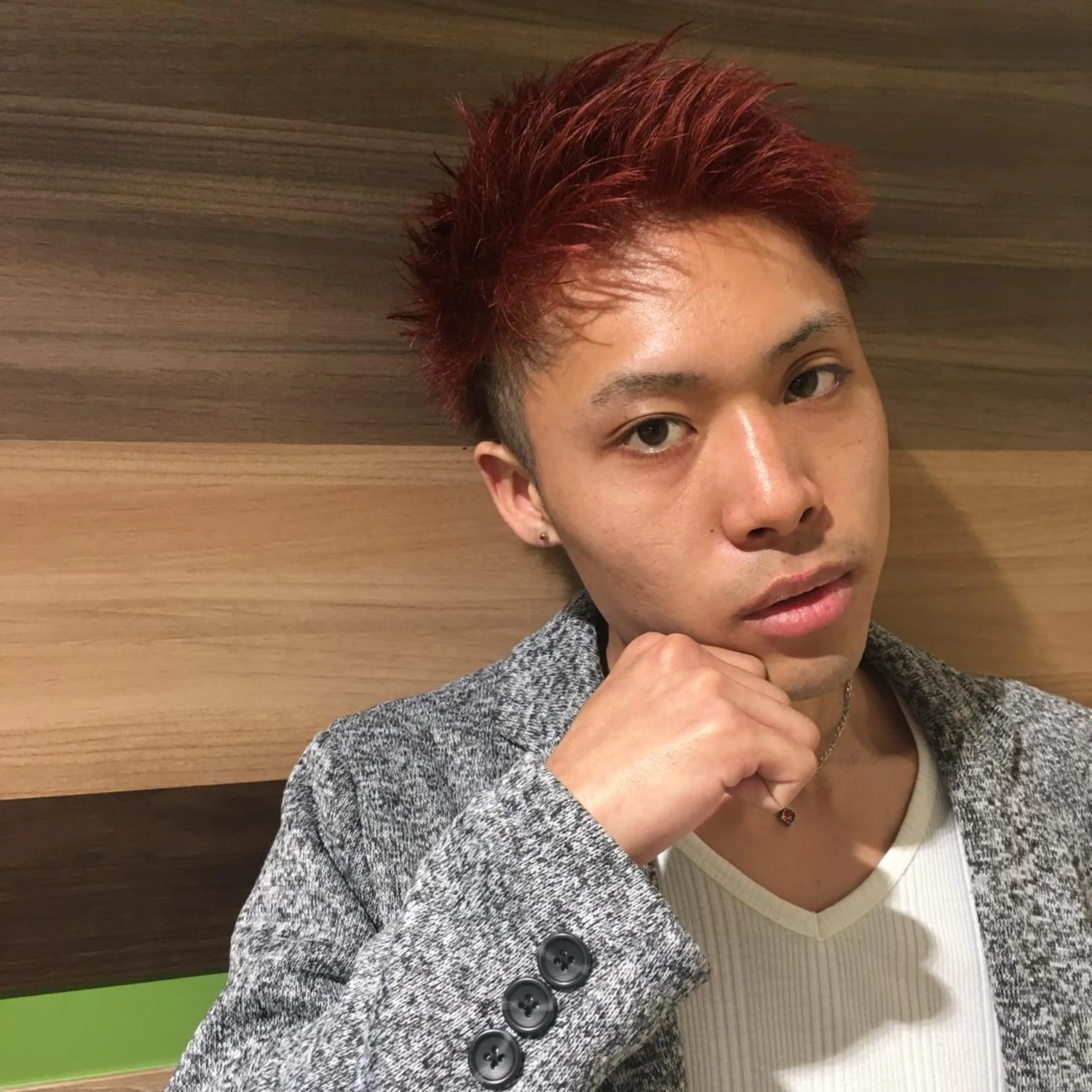 ショート カラー メンズ きむえり/髪質改善 /うねり広がり改善のヘアスタイル