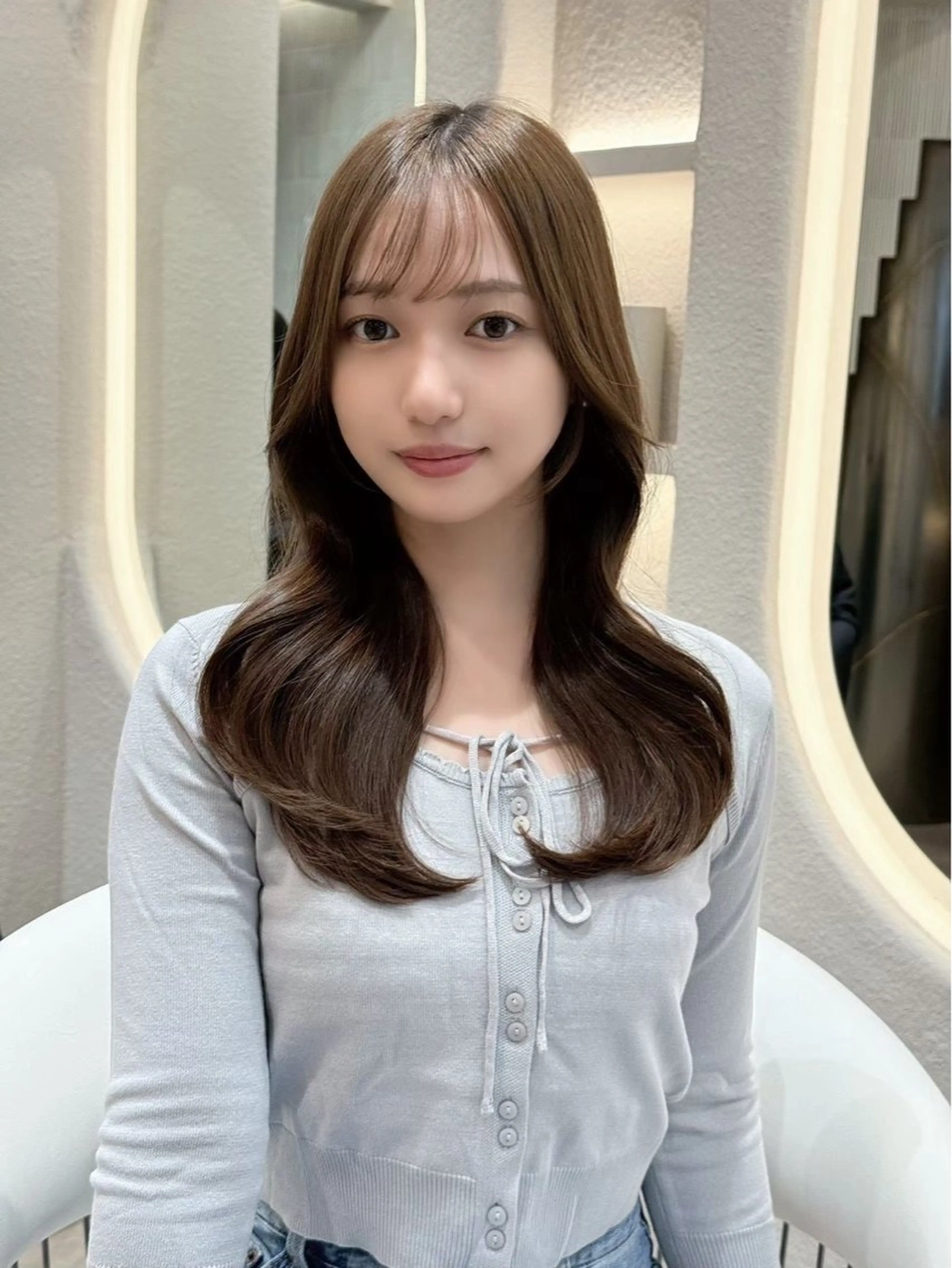 カラー ヘアカラー トリートメント 伊藤 愛莉のヘアスタイル