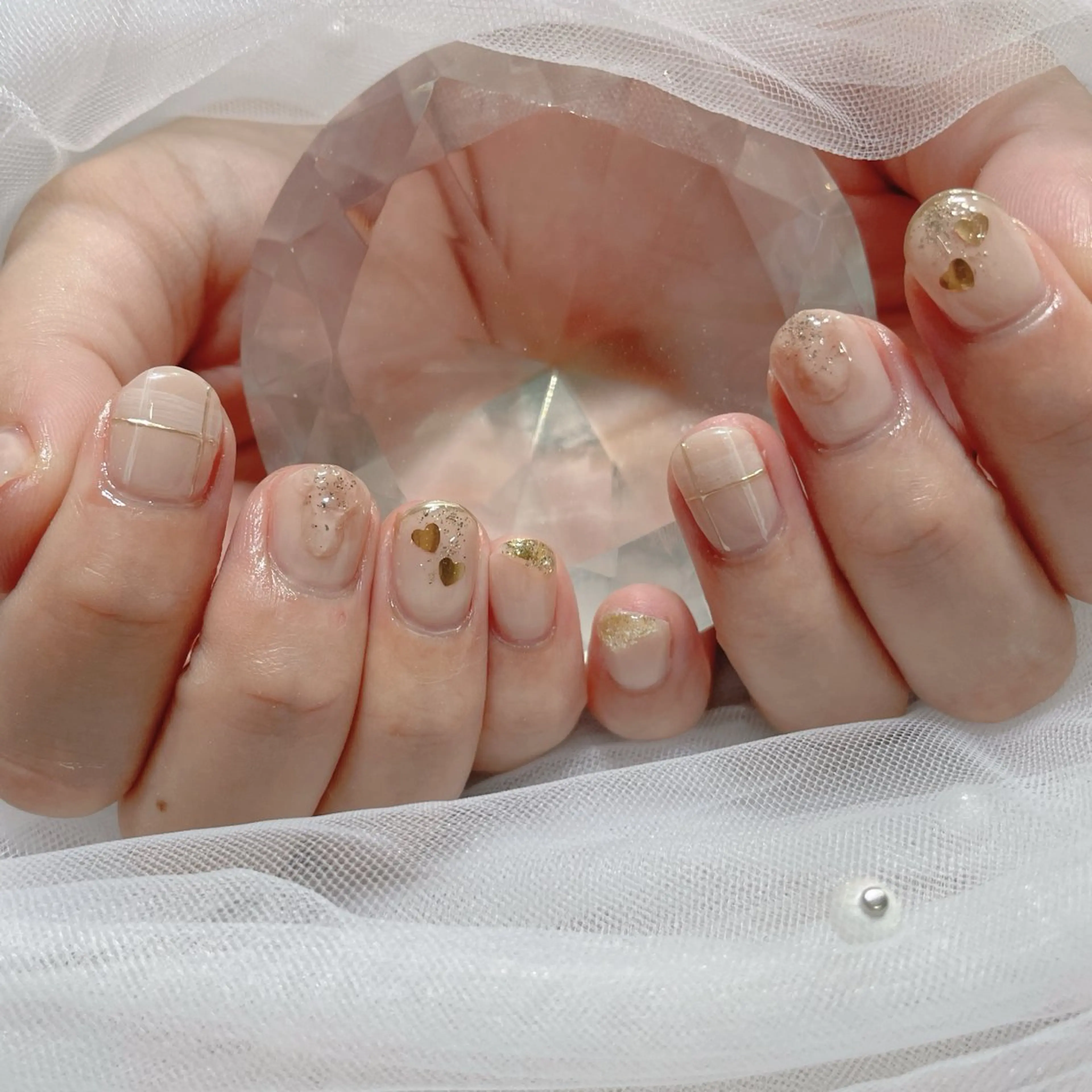 ショート アピュレ ネイリストのネイルデザイン