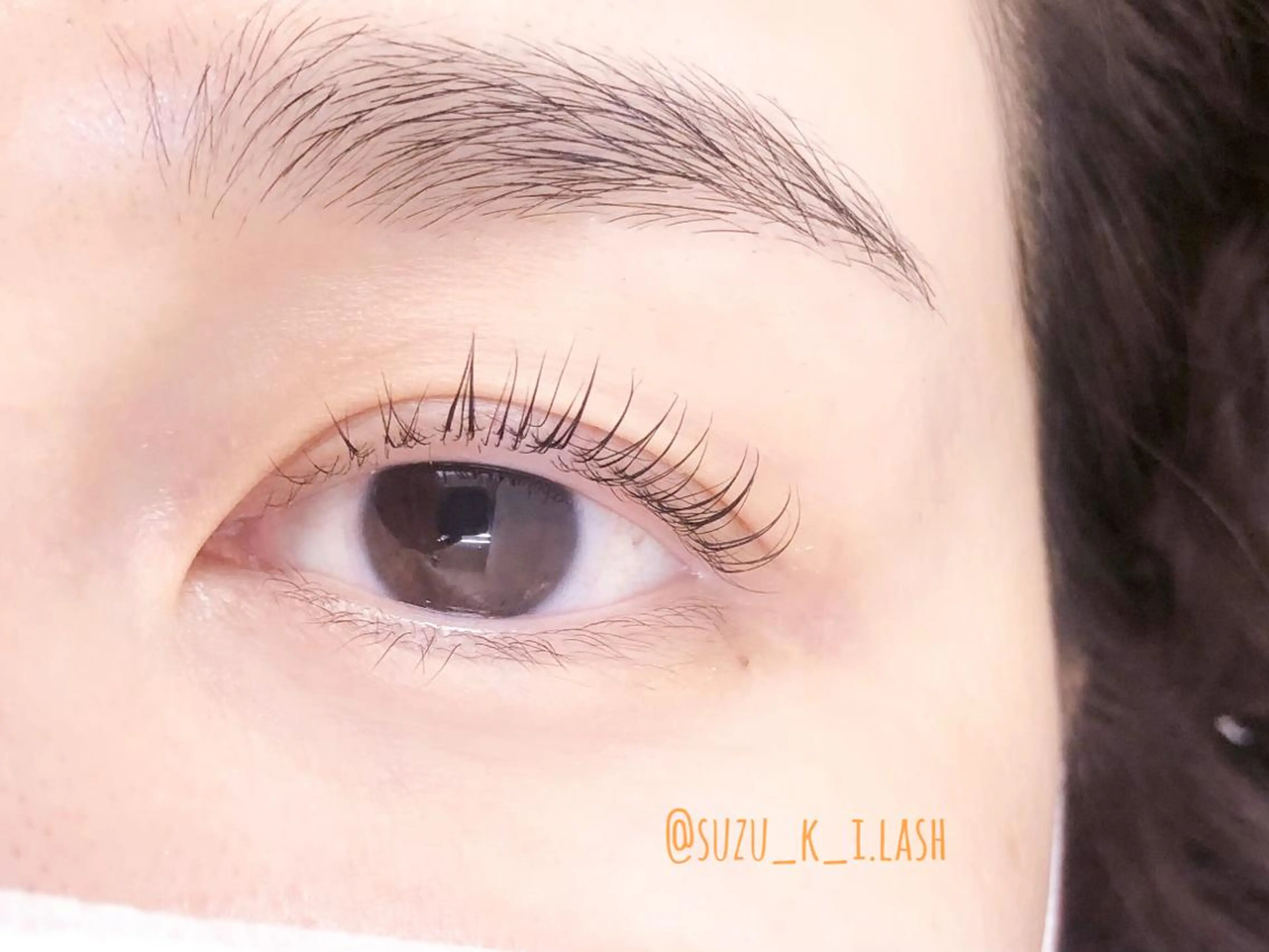 マツエク・マツパ キュート 一重×まつ毛パーマ マツパ maple Lino 吉野のマツエク・マツパデザイン