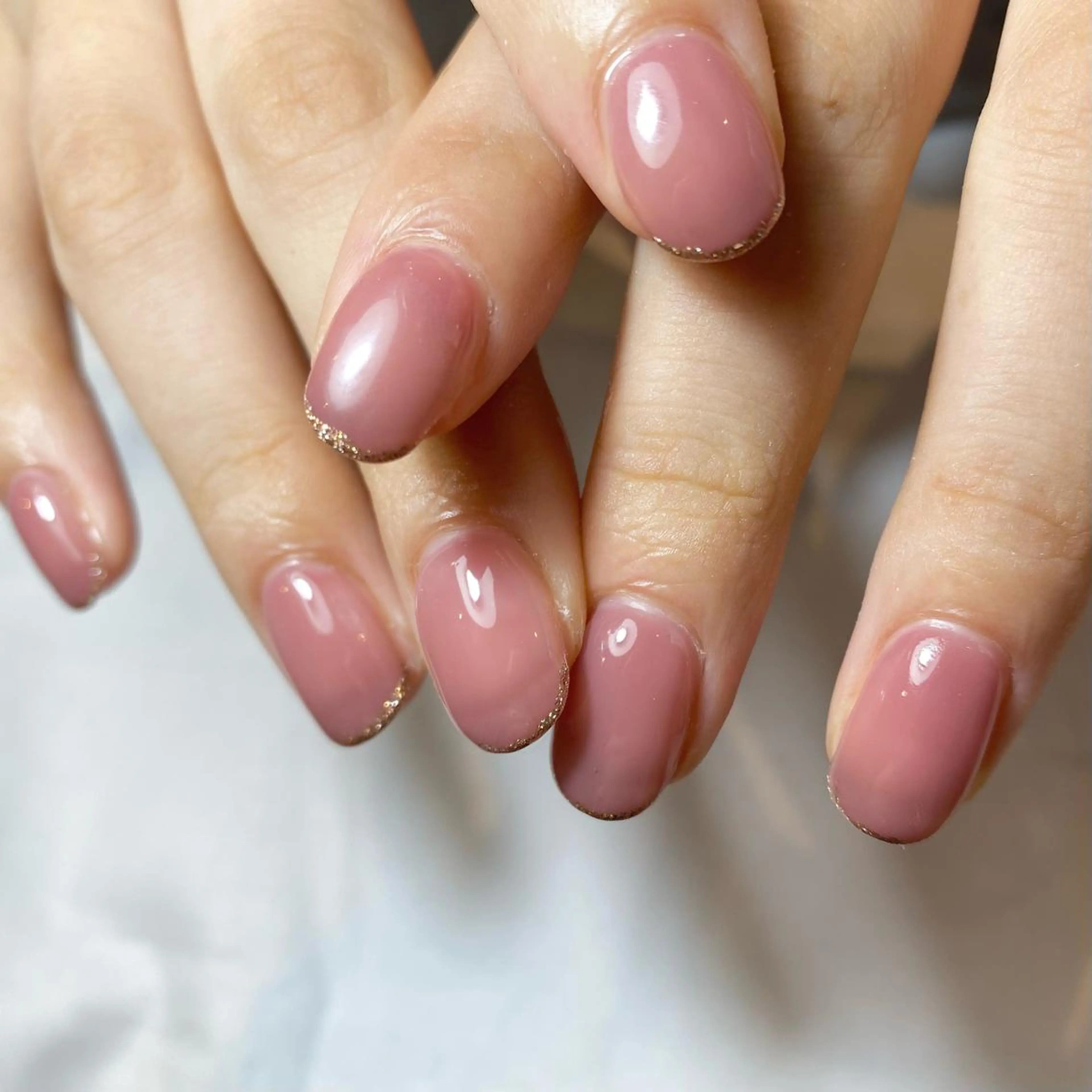 ネイル フレンチネイル ワンカラーネイル ハンドネイル Lovin _ryukaのネイルデザイン