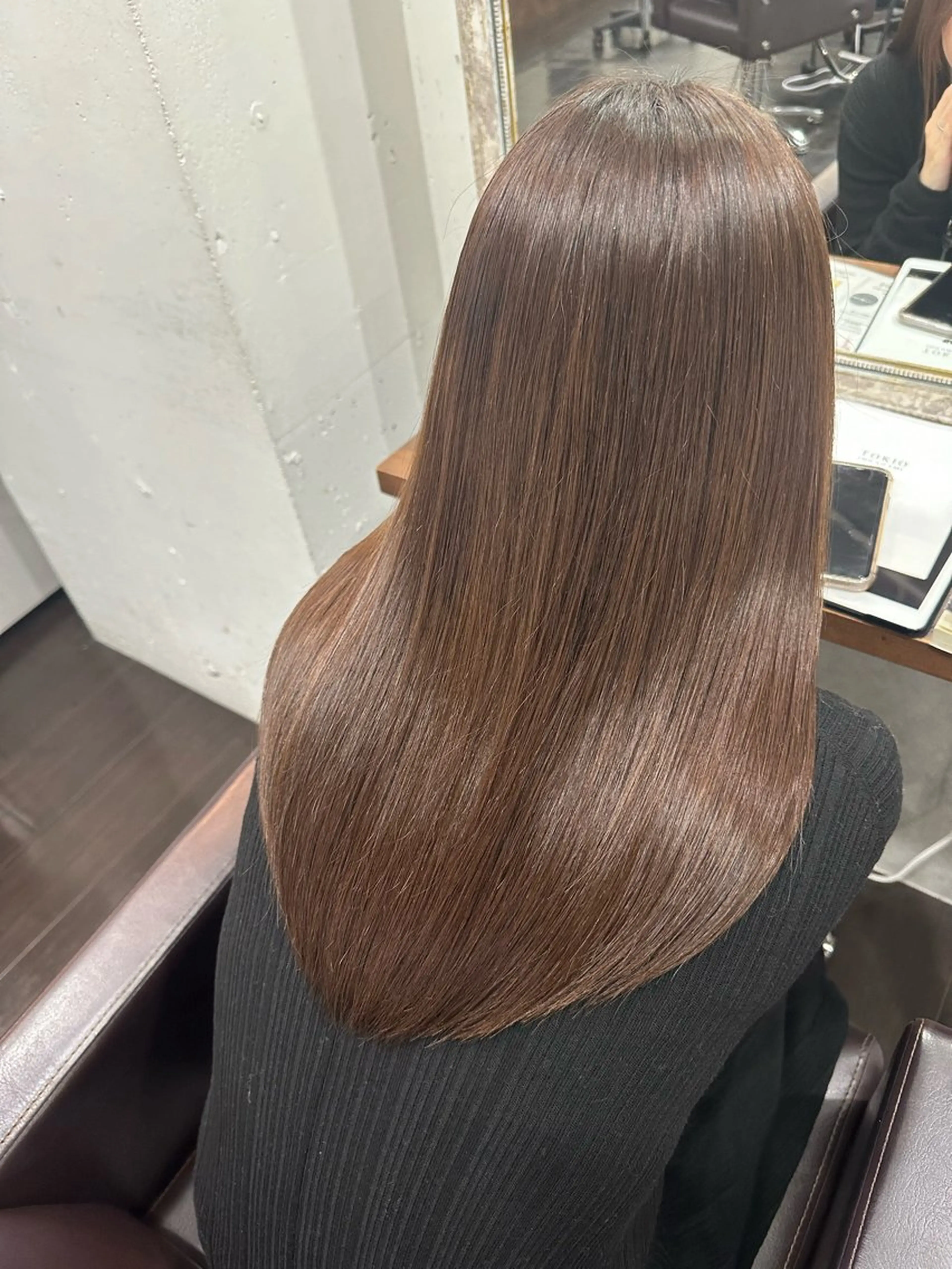 セミロング カット ヘアカラー トリートメント DANY🦋名駅✂︎ 艶髪/透明感カラーのヘアスタイル